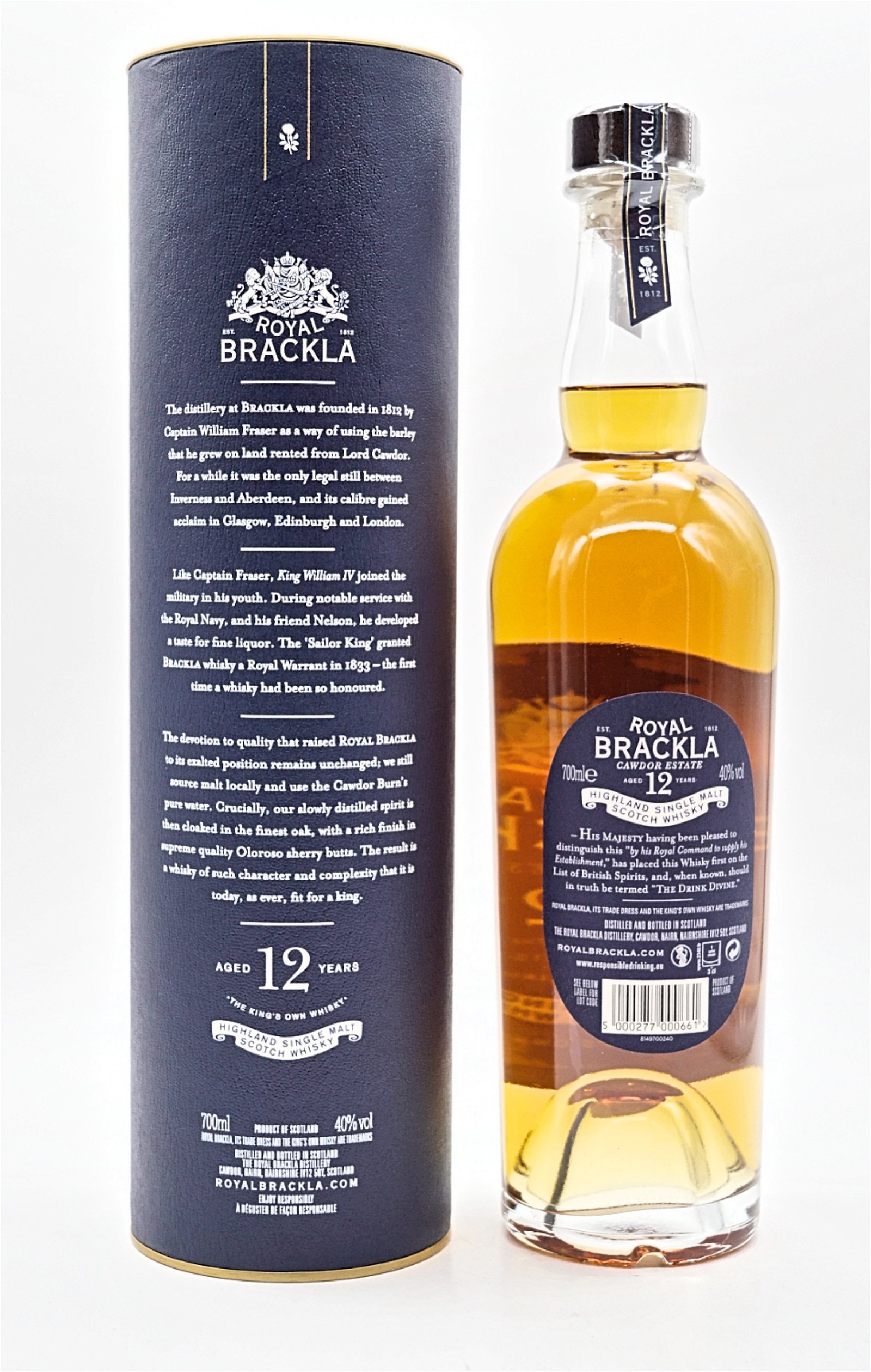 Royal Brackla 12 Jahre Highland Single Malt Scotch Whisky