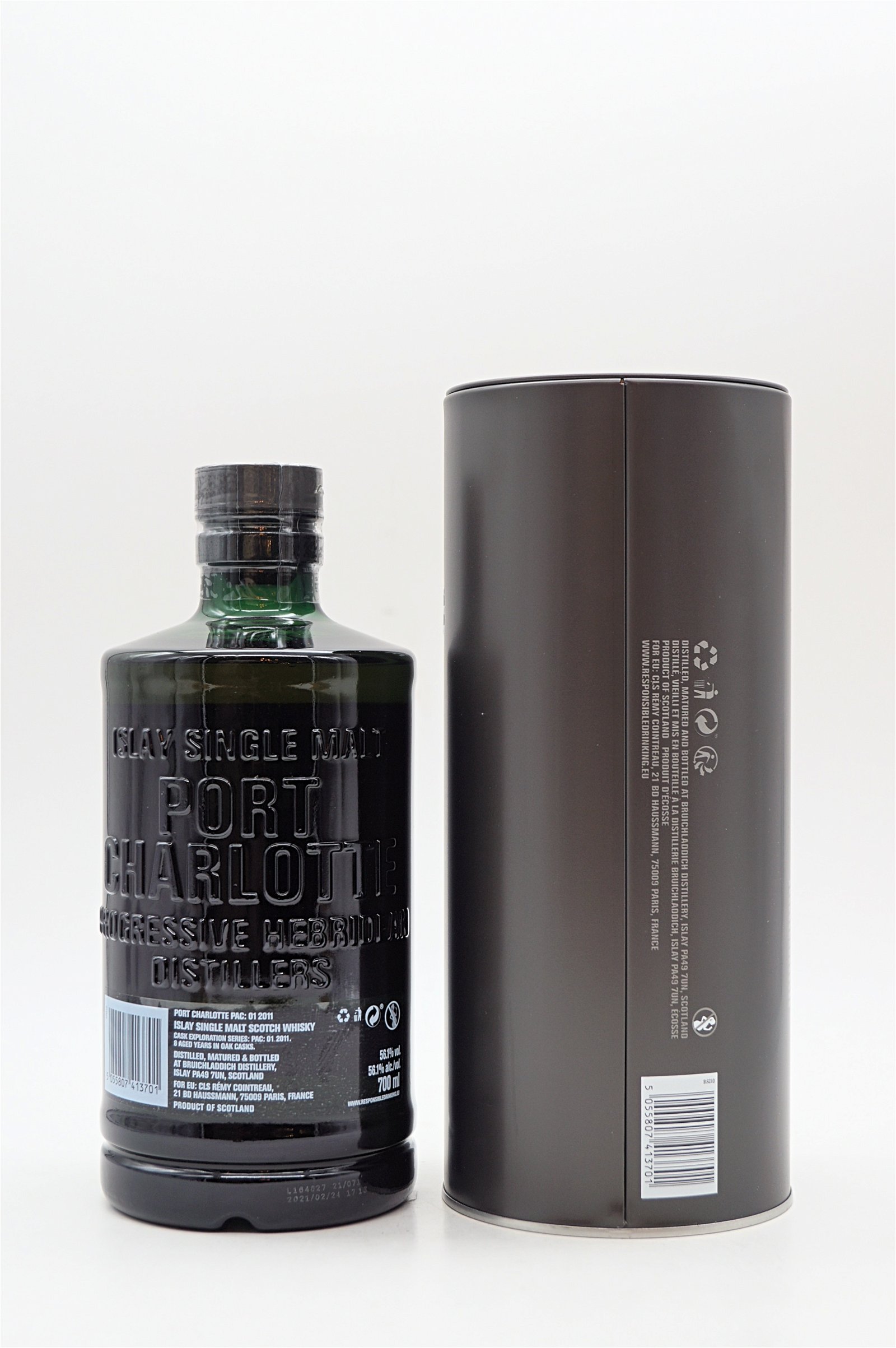 Bruichladdich Port Chalotte PAC: 01 2011 Heavily Peated Islay Single Malt Scotch Whisky