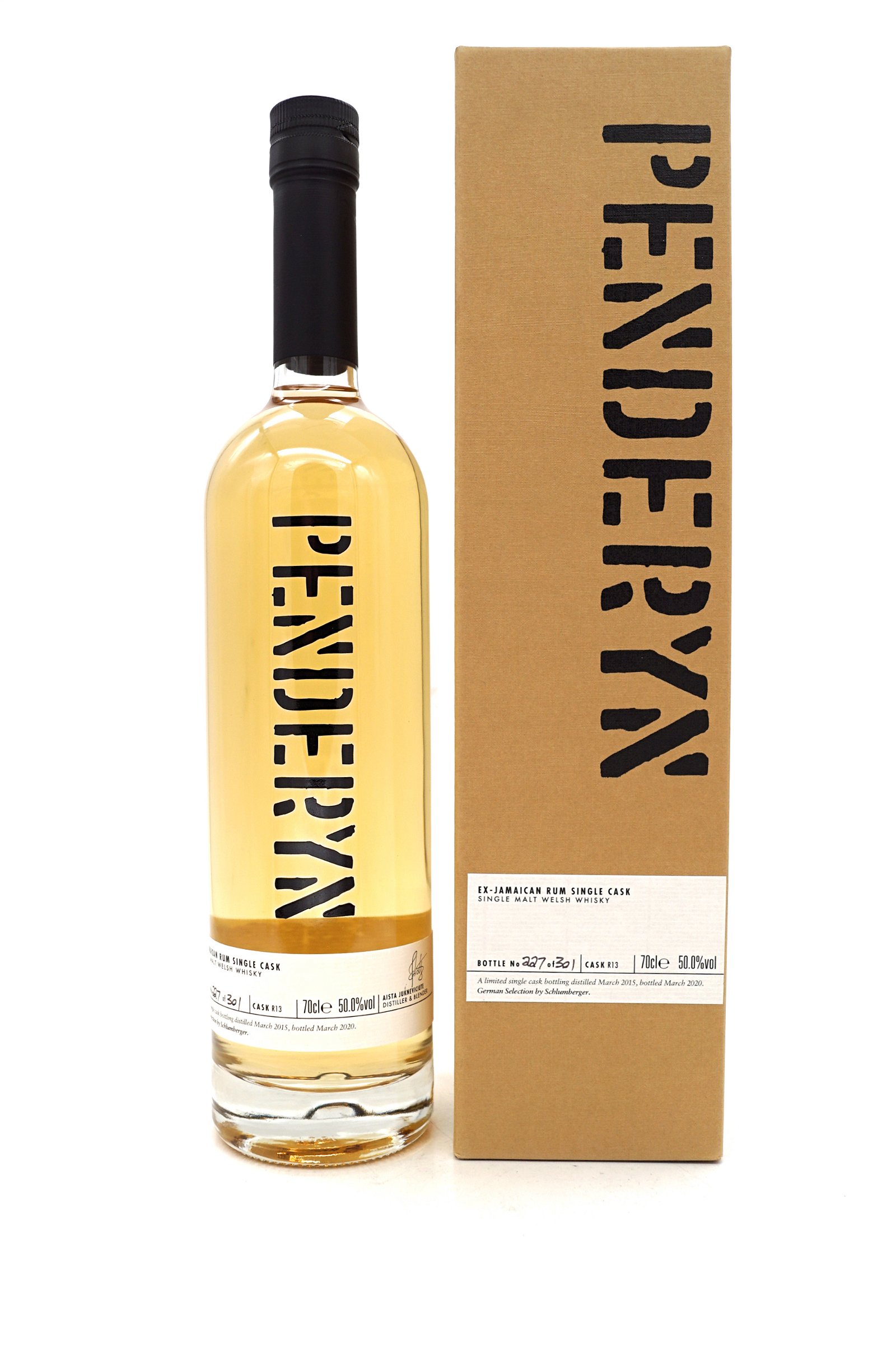 Penderyn Ex Jamaican Rum Single Cask R13 Schlumberger Selection Single Malt Welsh Whisky