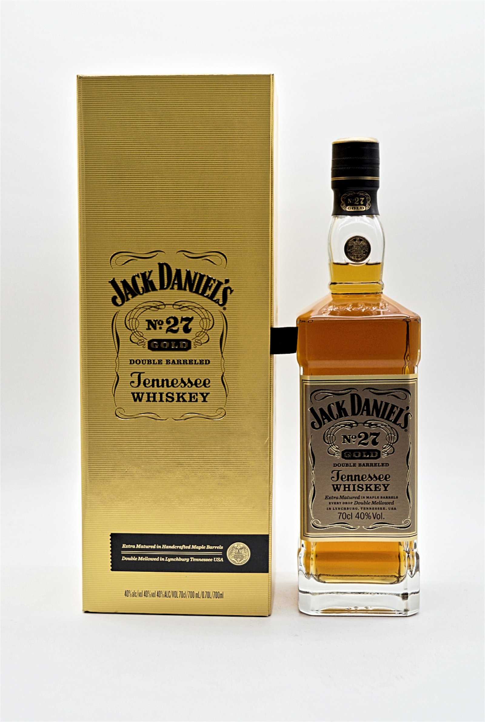 Jack Daniels No 27 Gold Double Barreled Tennessee Whiskey