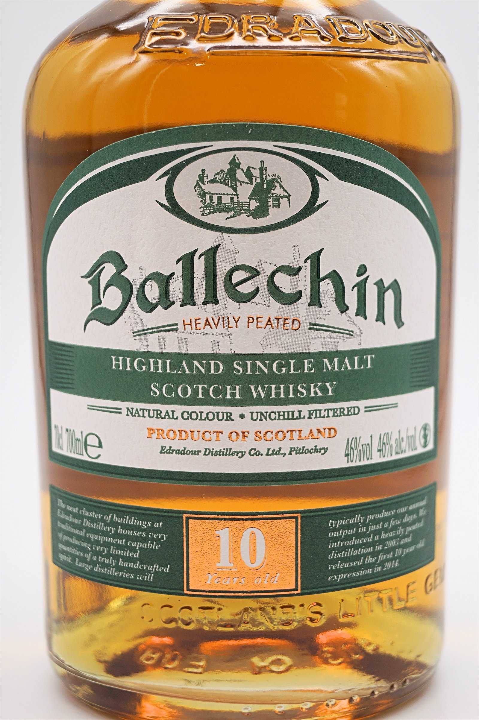 Ballechin 10 Jahre Heavily Peated Highland Single Malt Scotch Whisky