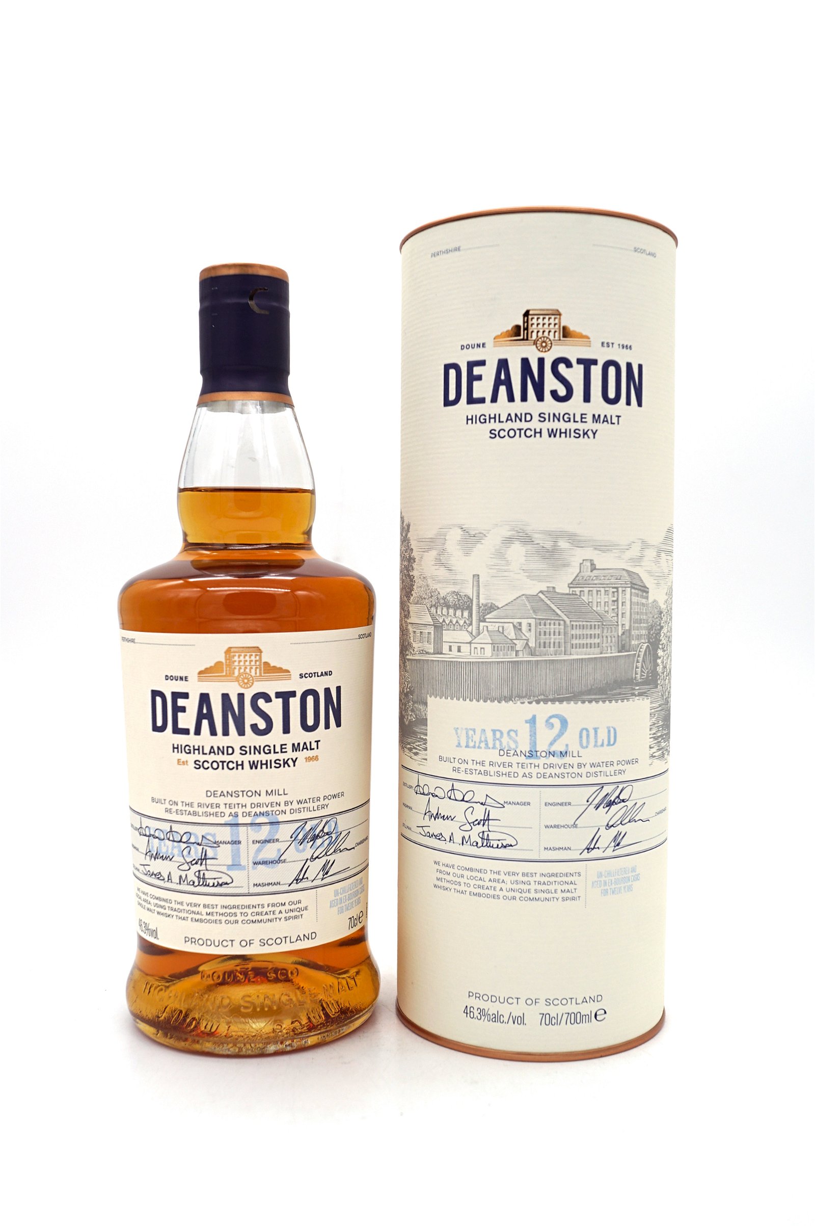 Deanston 12 Jahre Highland Single Malt Scotch Whisky