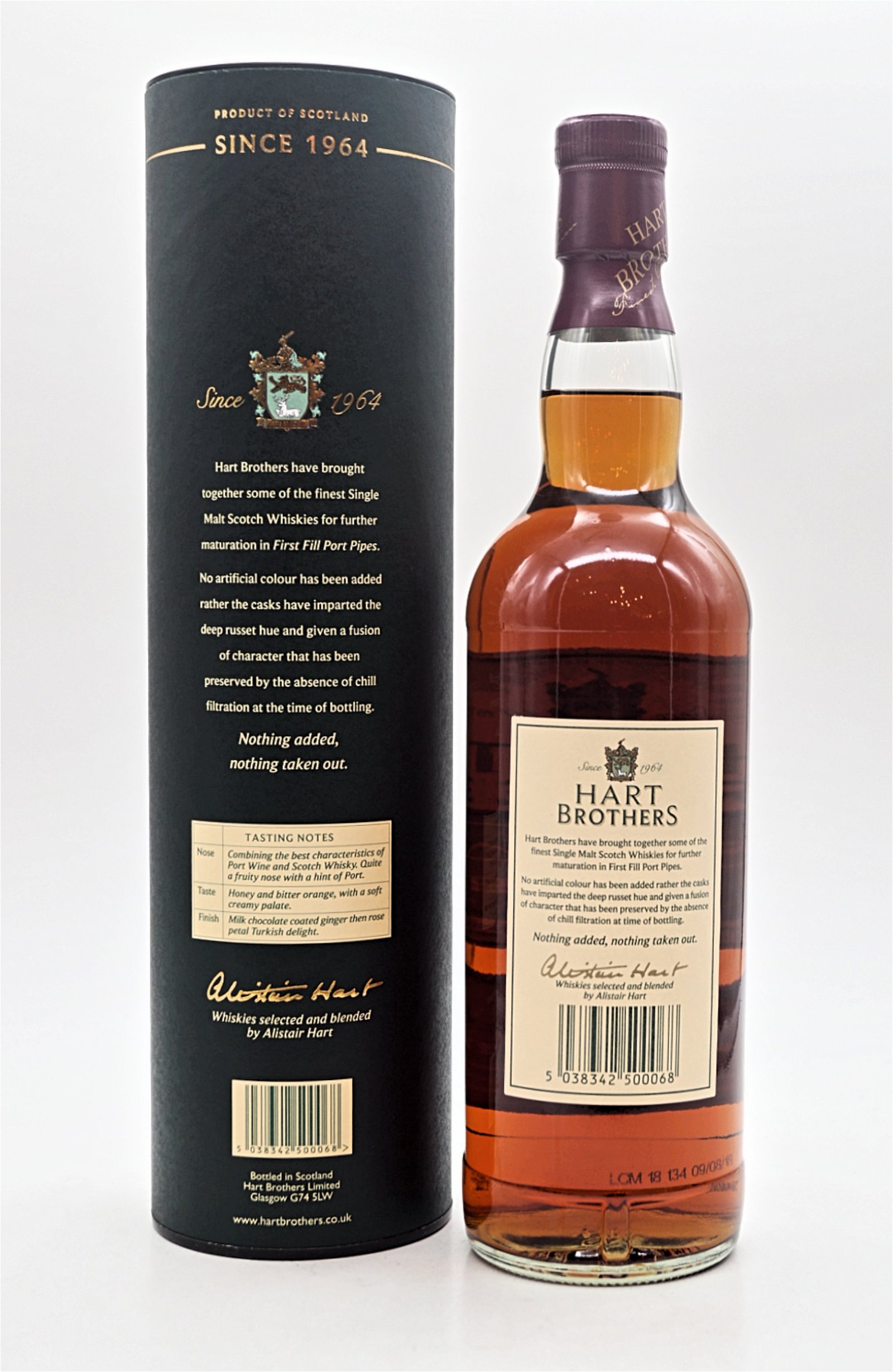 Hart Brothers 17 Jahre Blended Malt Port Finish Scotch Whisky