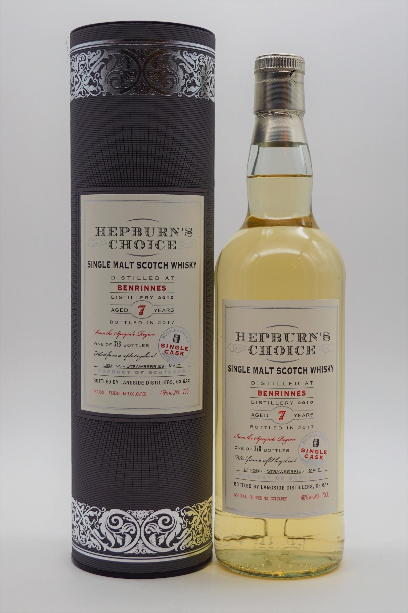 Hepburns Choice Benrinnes 7 Jahre 2010/2017 - 378 Fl. Single Malt Scotch