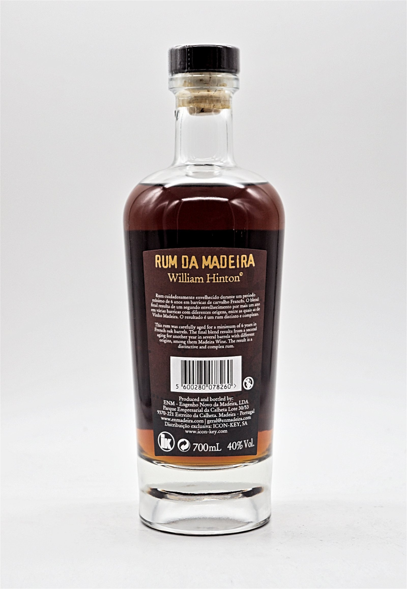 William Hinton 6 Jahre Rum Da Madeira 