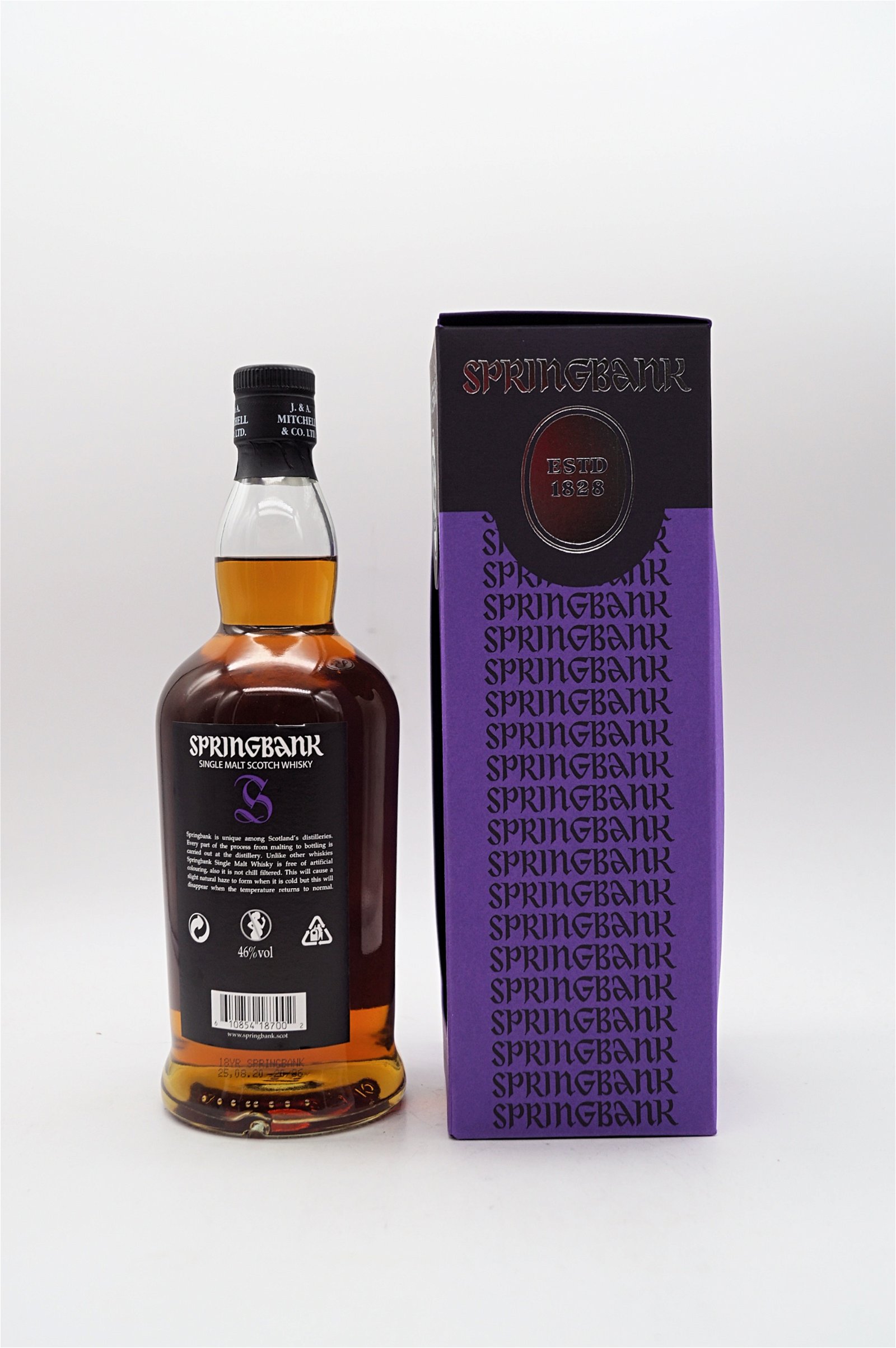 Springbank 18 Jahre Campbeltown Single Malt Scotch Whisky 2020 Edition