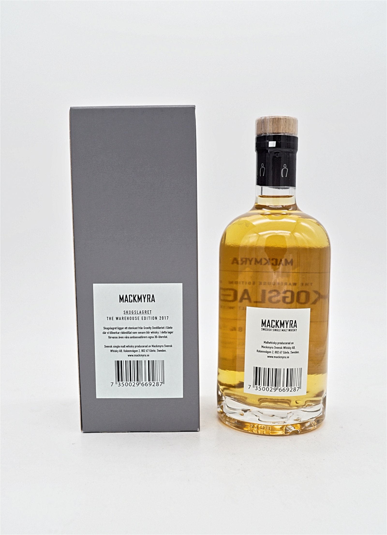 Mackmyra Skogslarget Warehouse Edition 2017 SwedishSingle Malt Whisky