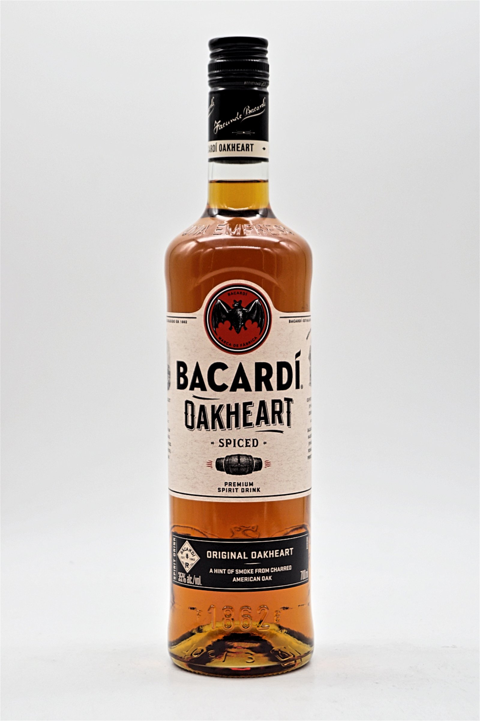 Bacardi Oakheart Spiced Rum - neues Etikett
