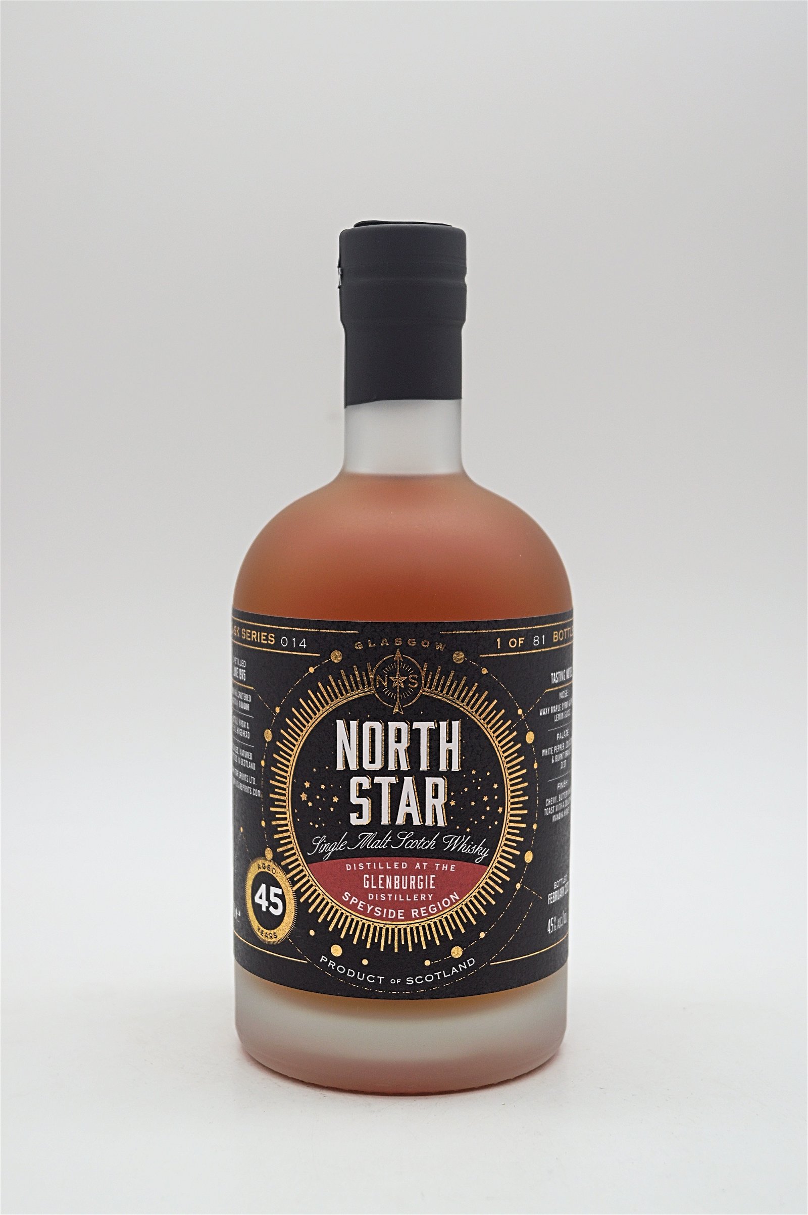 North Star 45 Jahre Glenburgie CS 14 Single Malt Scotch Whisky