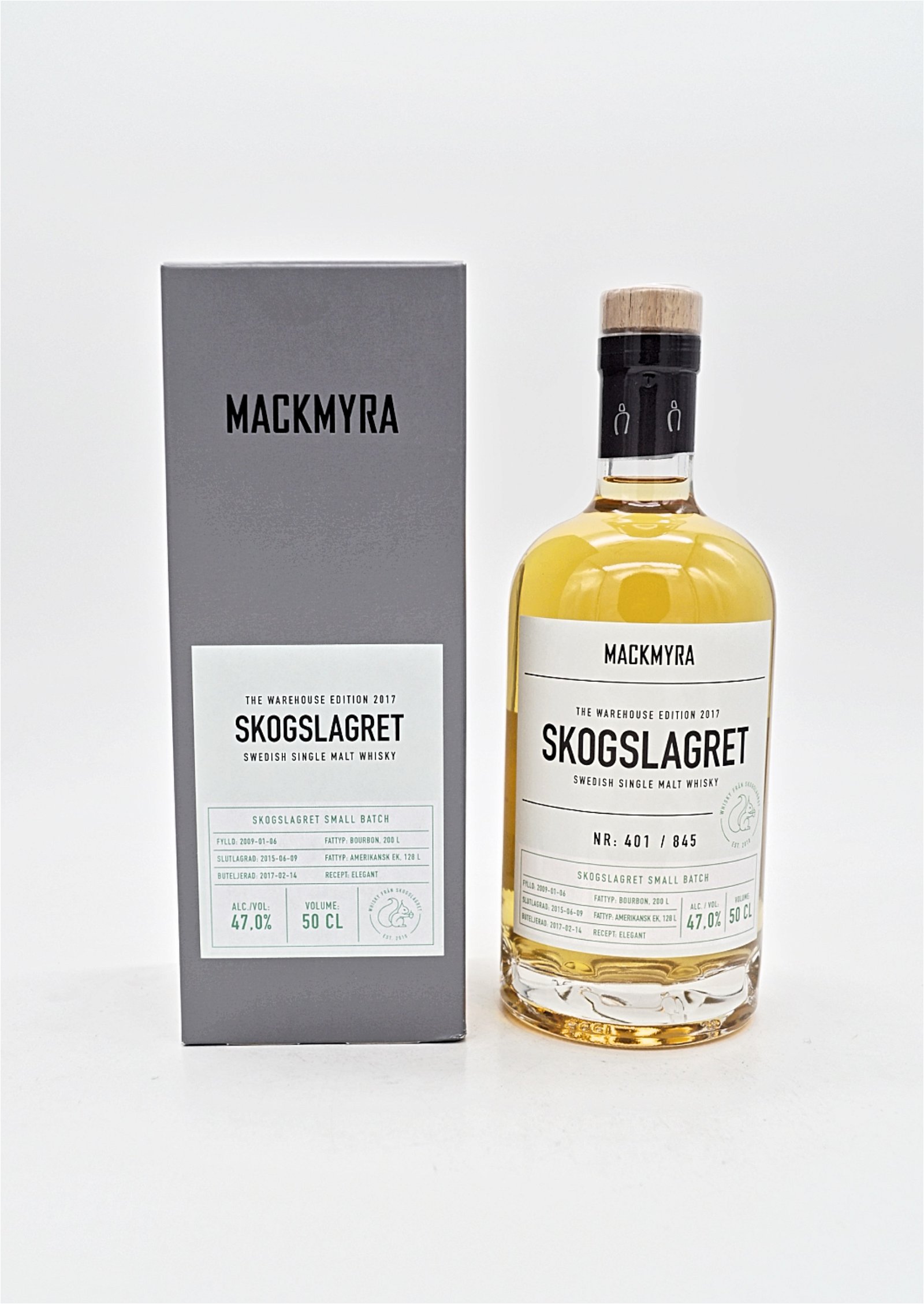 Mackmyra Skogslarget Warehouse Edition 2017 SwedishSingle Malt Whisky