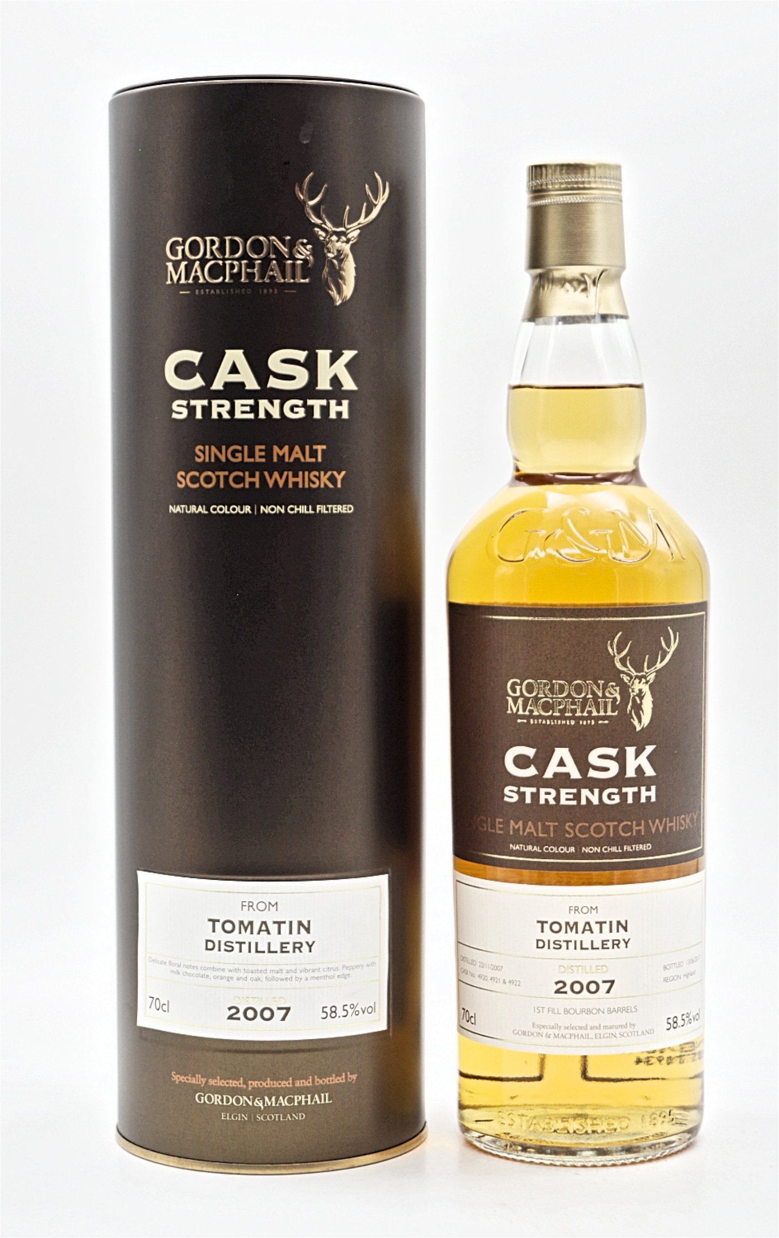 Gordon & Macphail Tomatin Distillery 2007/2017 Cask Strength Single Malt Scotch Whisky