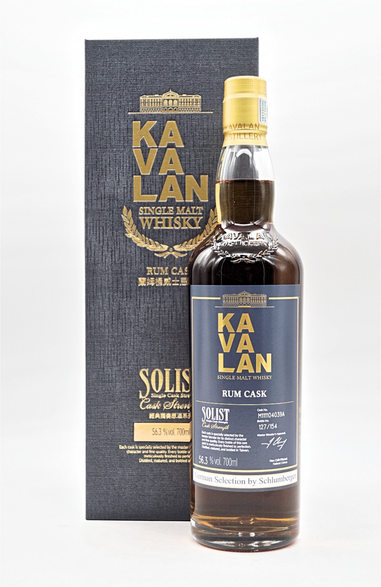 Kavalan Solist Rum Cask German Selection by Schlumberger Taiwan Single Malt Whisky
