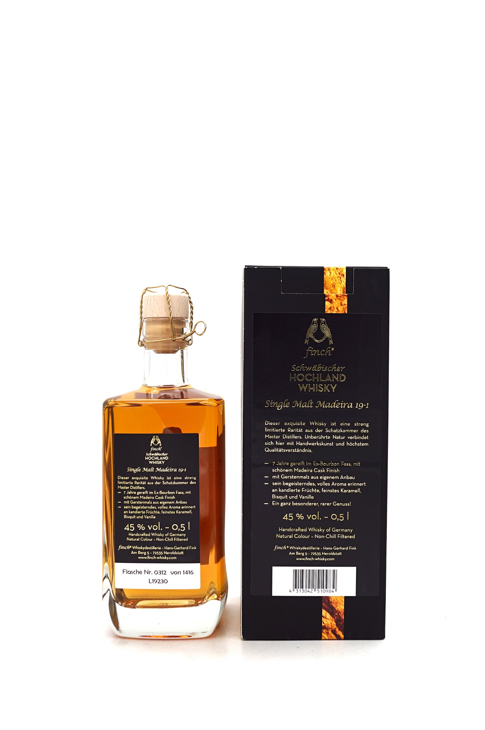 Finch Madeira 19-1 Single Malt Private Edition Schwäbischer Hochland Whisky
