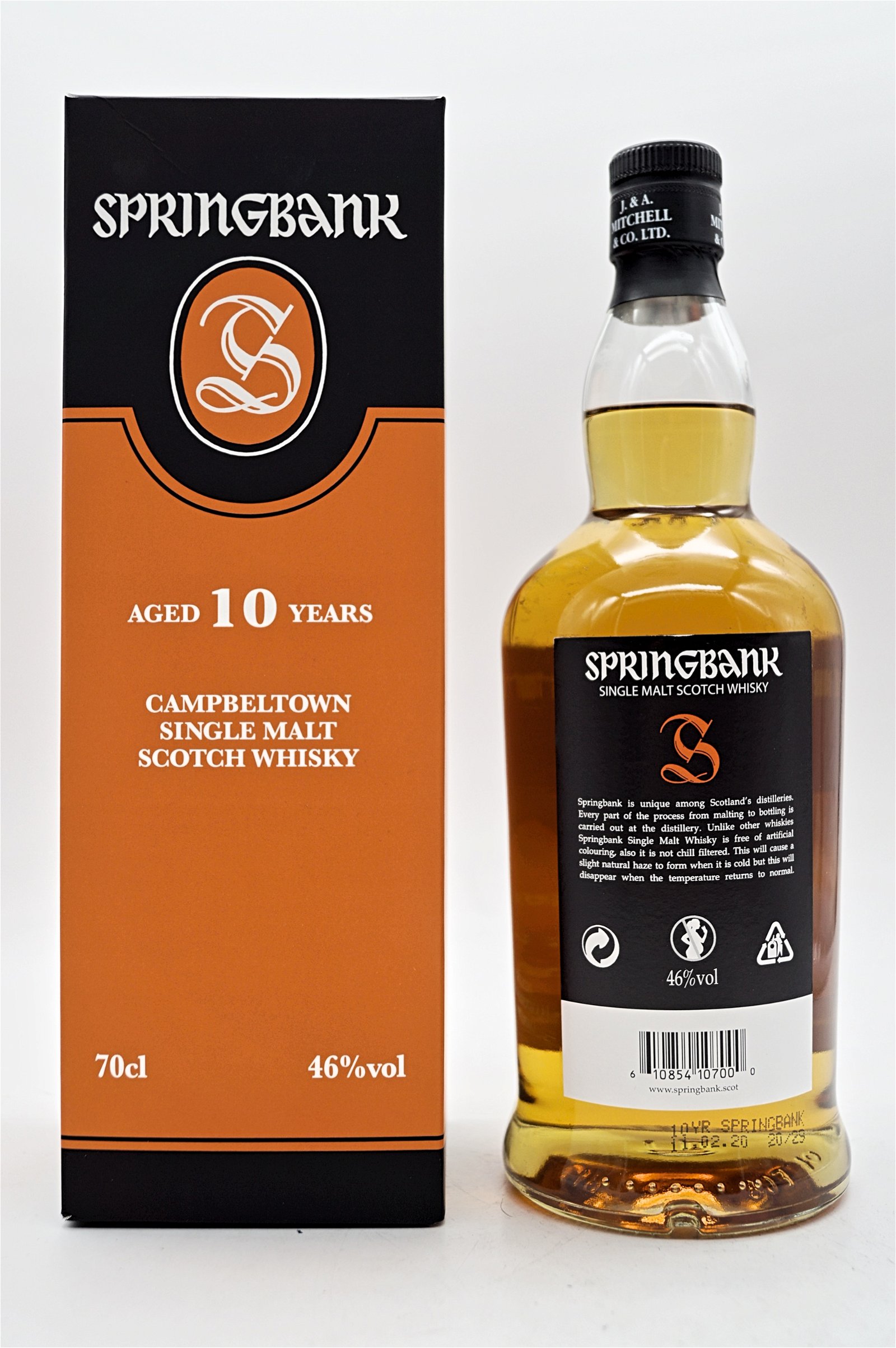 Springbank 10 Jahre Campbeltown Single Malt Scotch Whisky