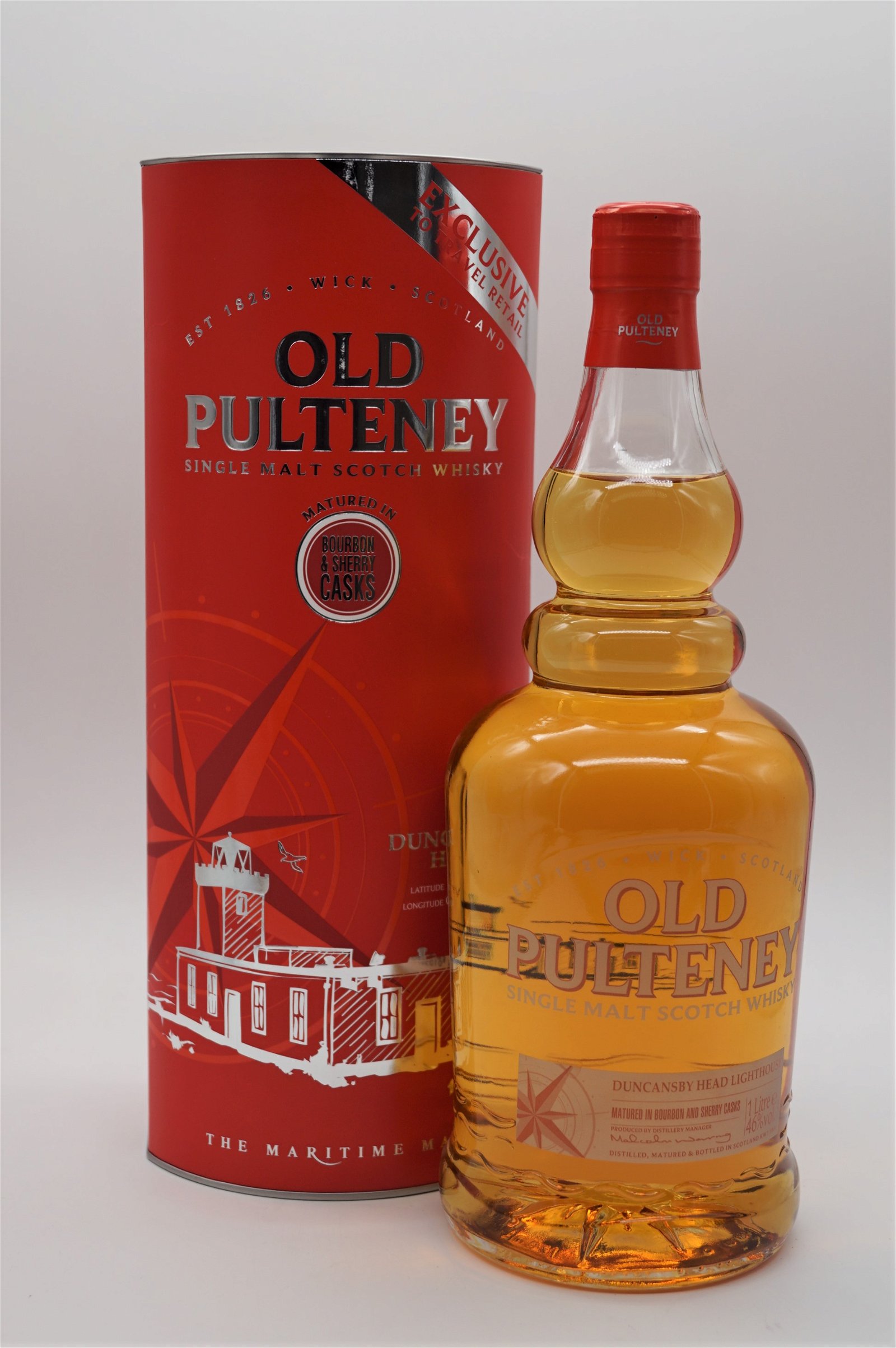 Old Pulteney Duncansby Head Bourbon and Sherry Cask Single Malt Scotch Whisky