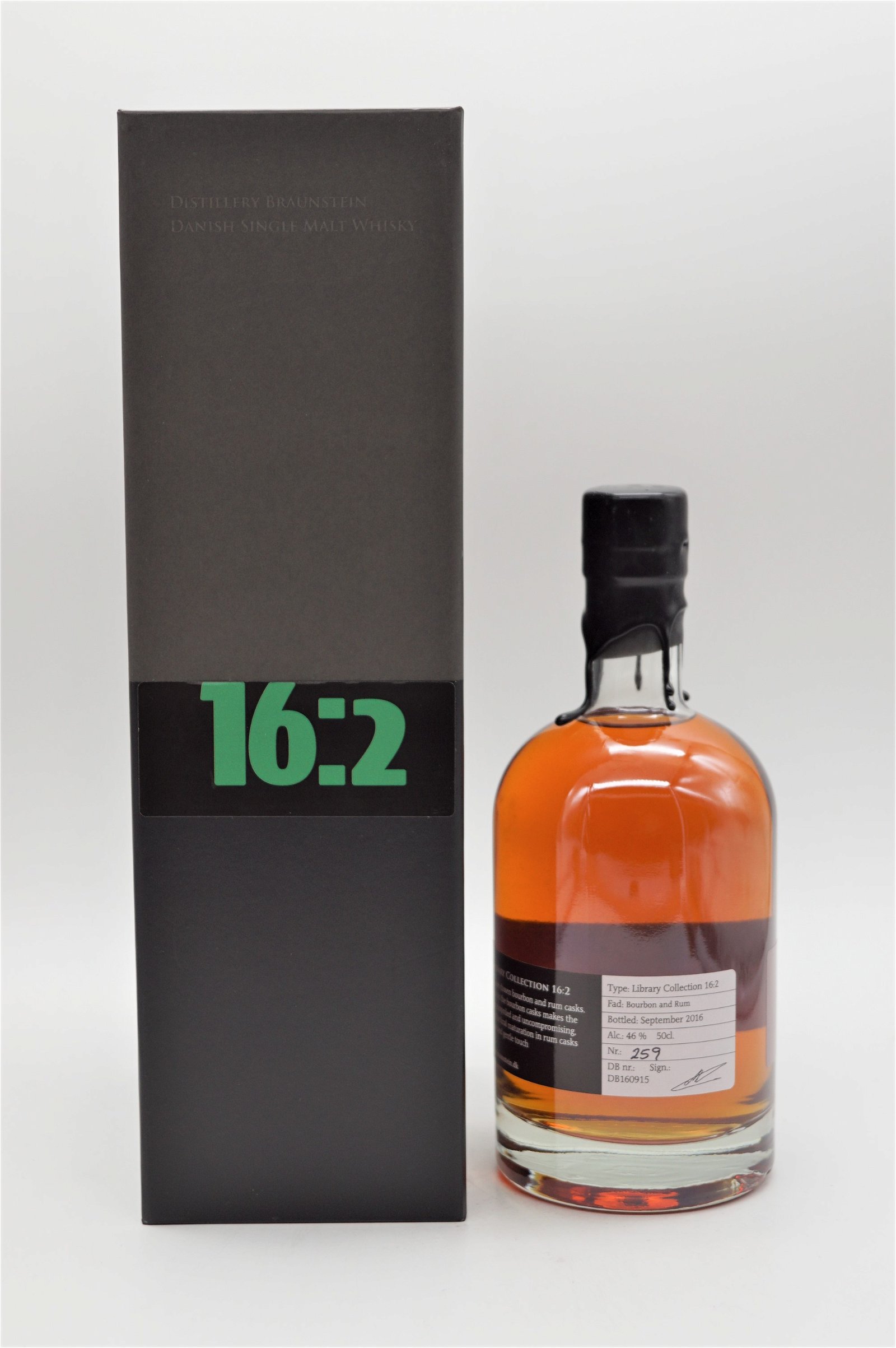 Braunstein Libary Collection 16:2 Dansk Single Malt Whisky