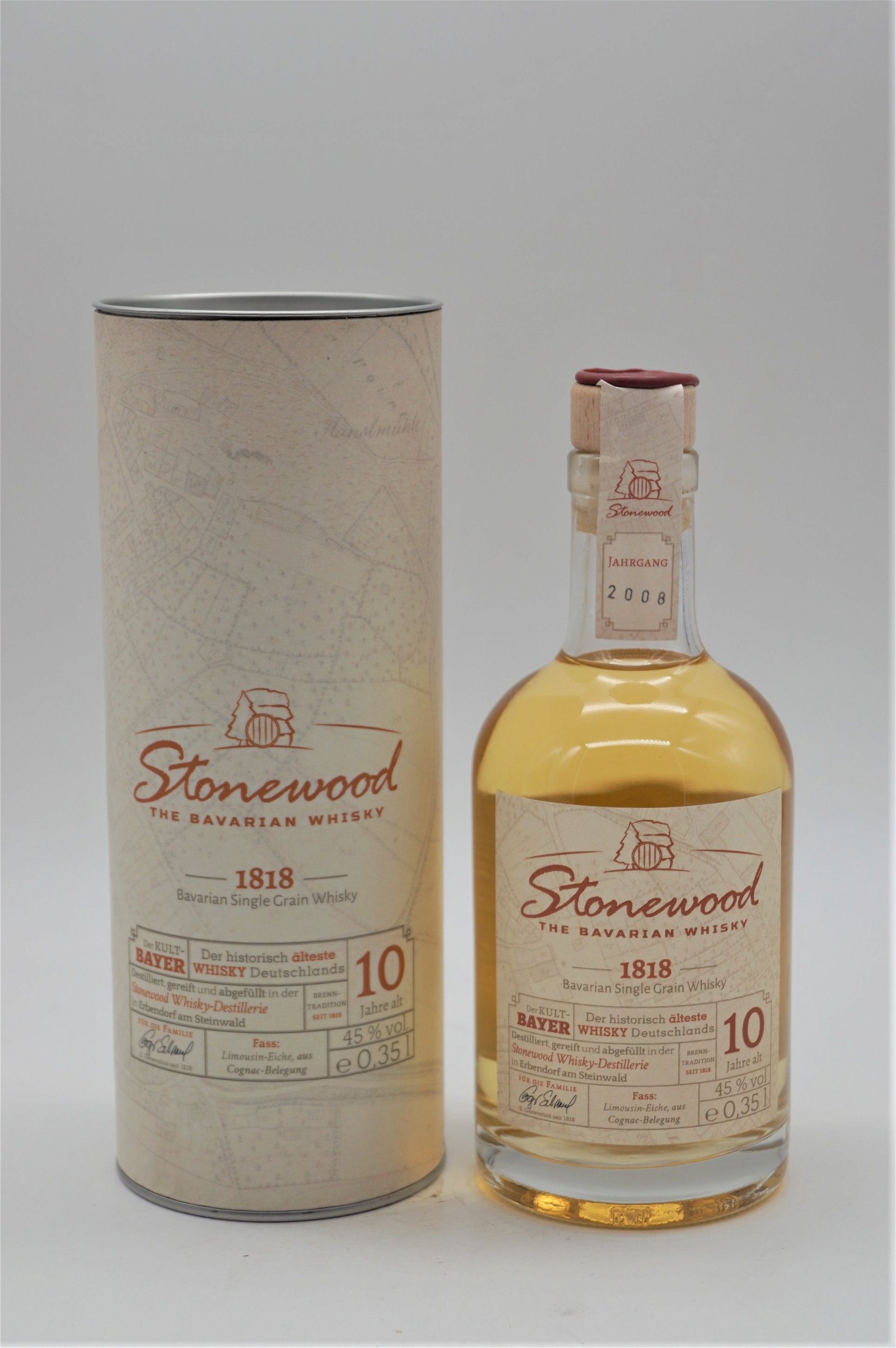 Schraml Stonewood 1818 10 Jahre Bavarian Single Grain Whisky