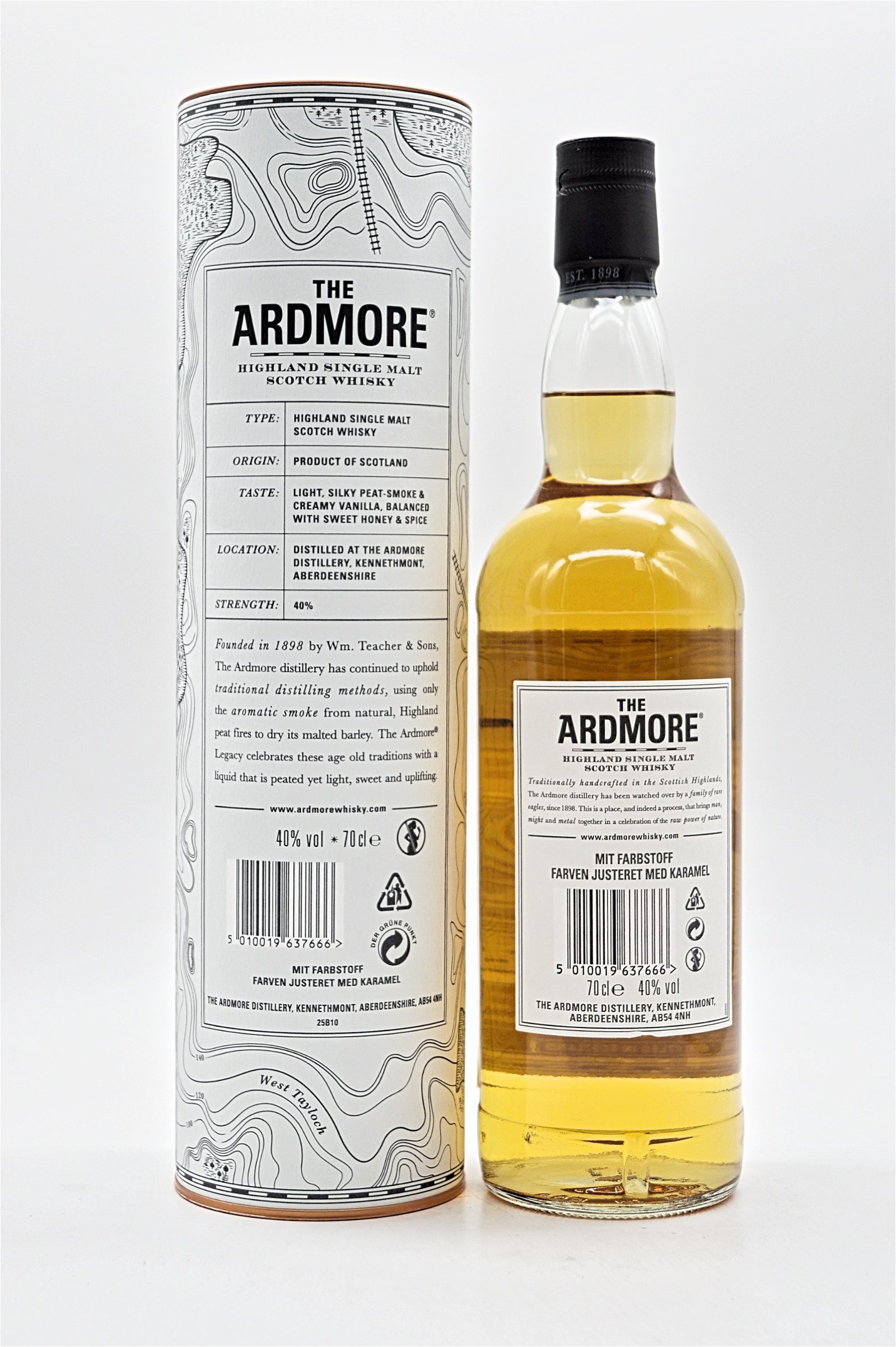 The Ardmore Legacy Lightly Peated Highland Single Malt Scotch Whisky