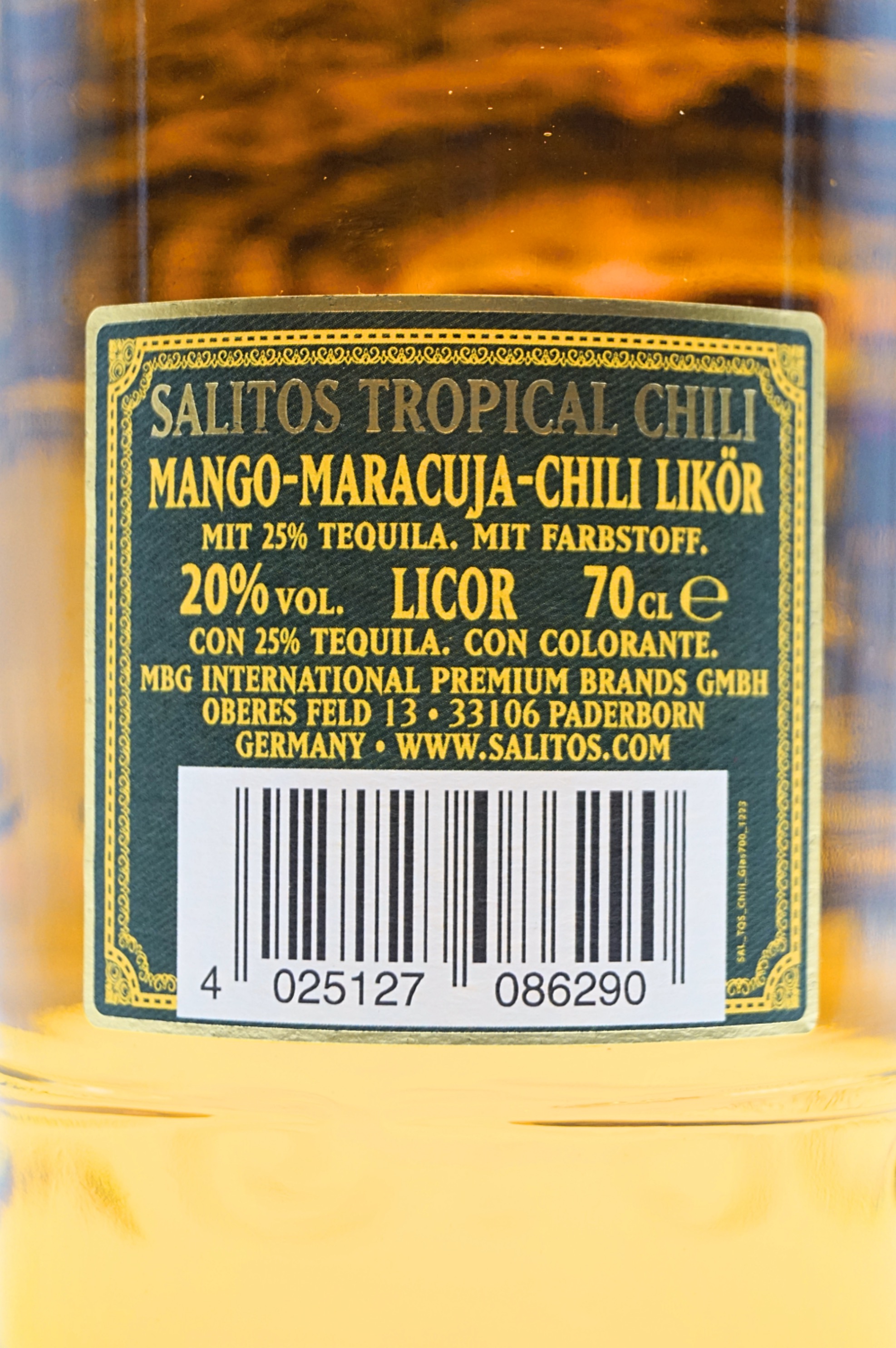 Tropical Chili Tequila Likör