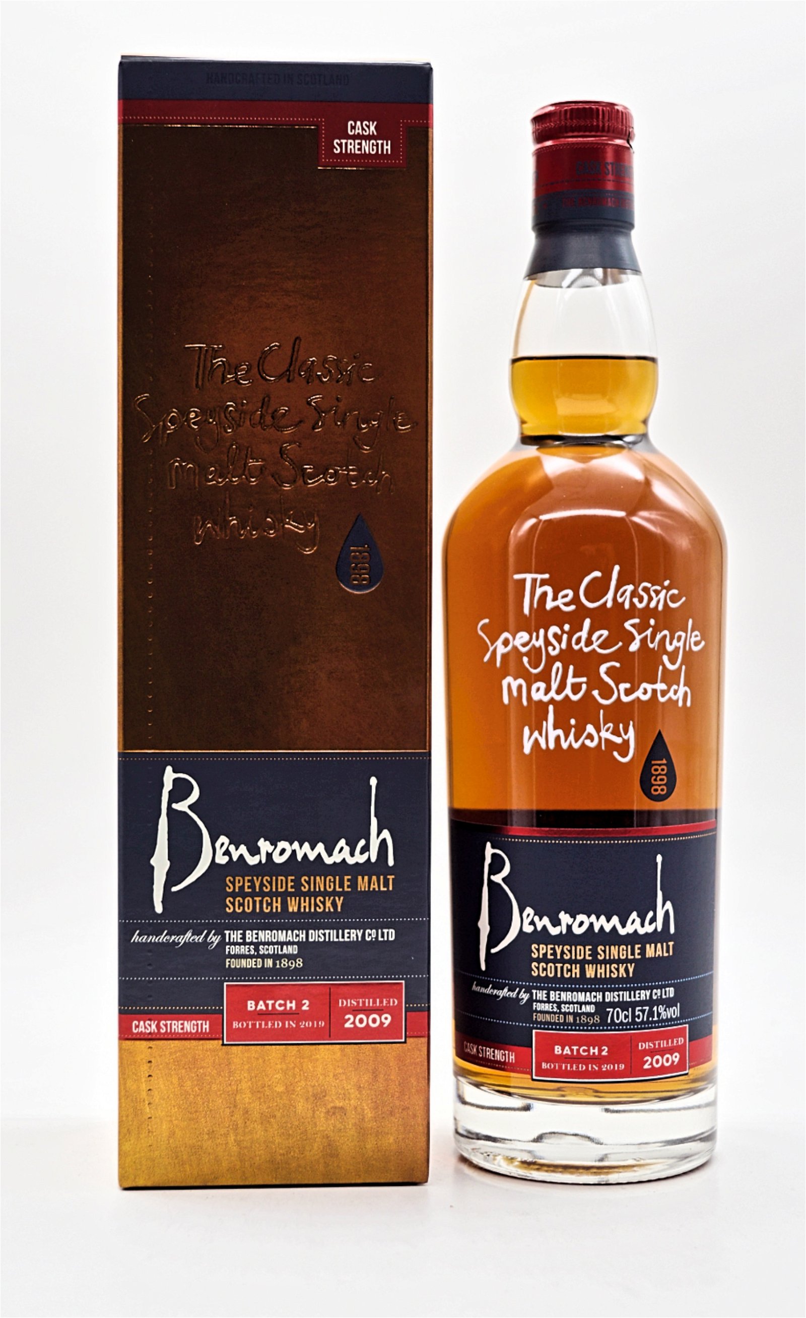 Benromach Cask Strength 2009/2019 Batch 2 Speyside Single Malt Scotch Whisky