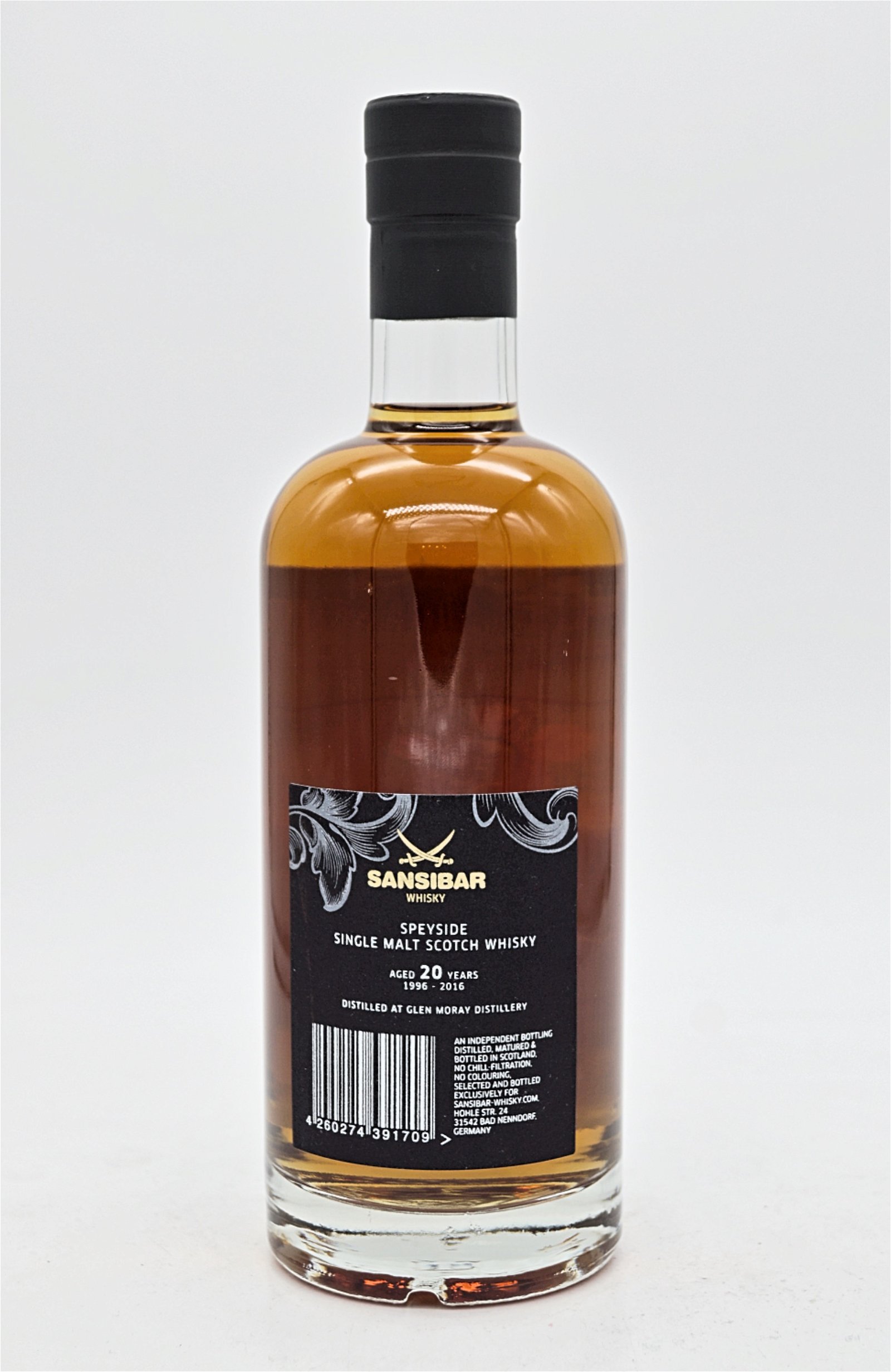 S-Spirits Shop Selection 20 Jahre Glen Moray Distillery 1996/2016 Sherry Butt Speyside Single Malt Scotch Whisky