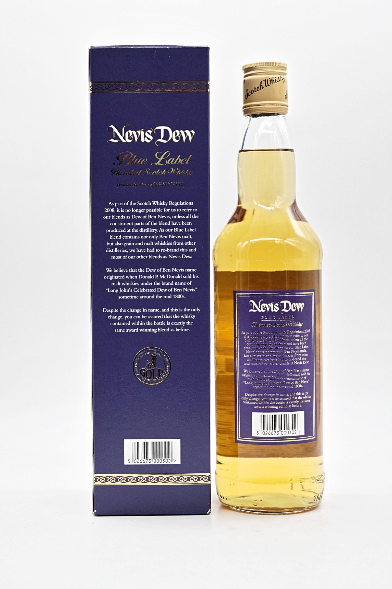 Nevis Dew Blue Label Blended Scotch Whisky
