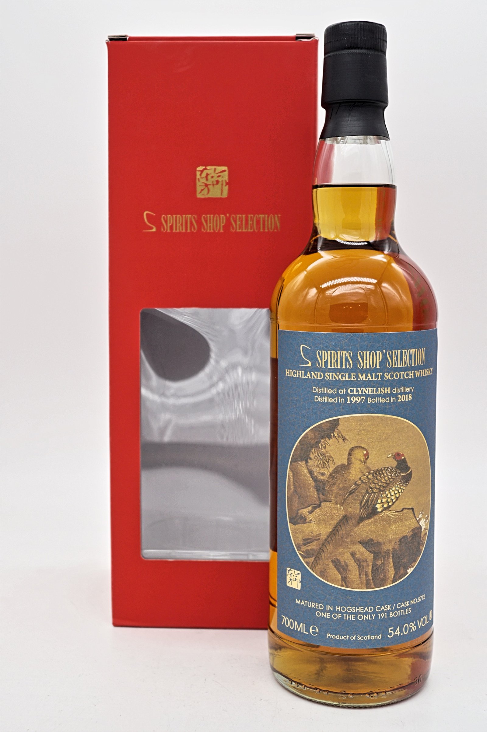 S-Spirits Shop Selection 21 Jahre Clynelish 1997/2018 Hogshead #5712 Single Cask Highland Single Malt Scotch Whisky