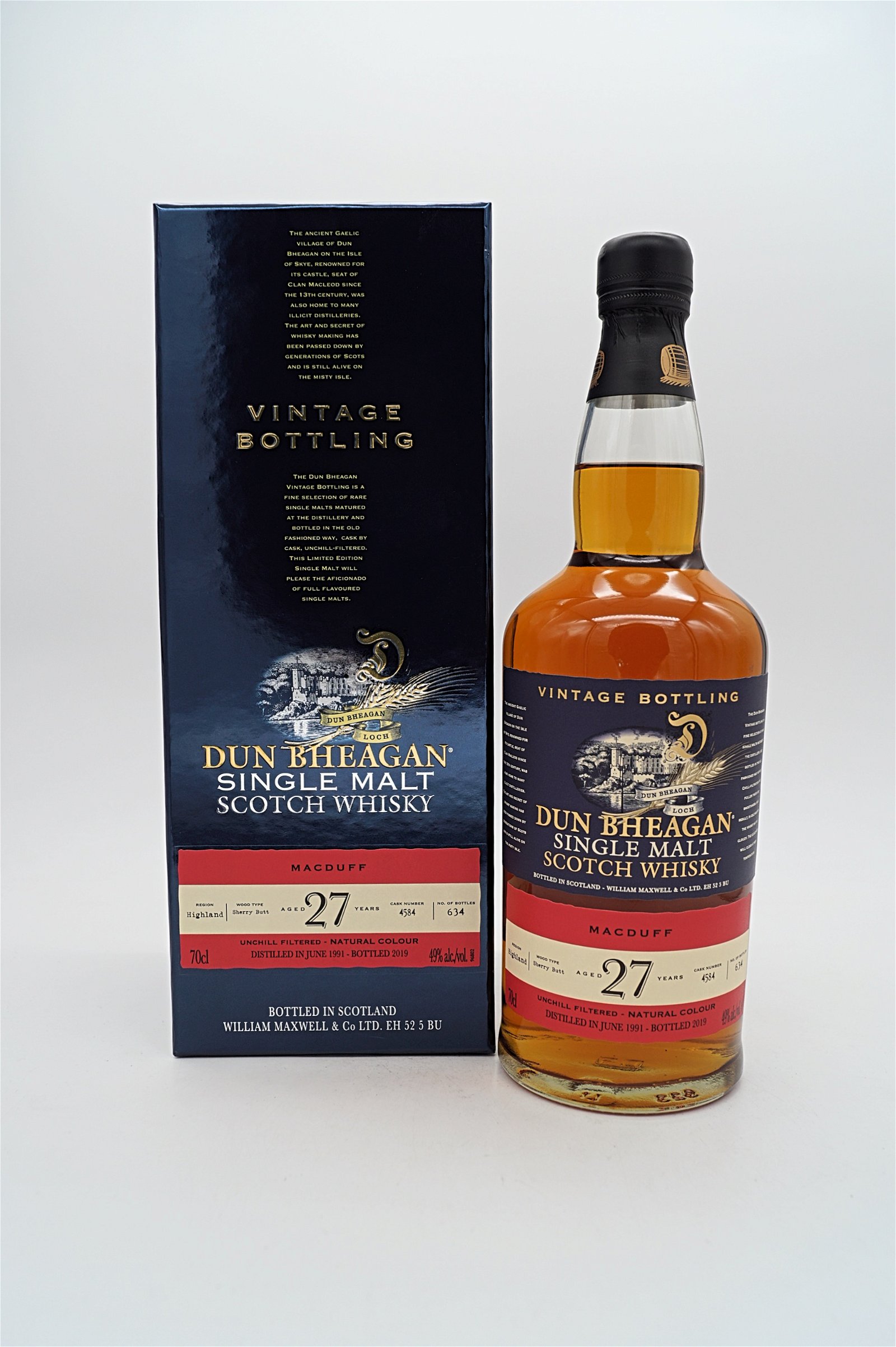 Dun Bheagan Macduff 27 Jahre Single Malt Scotch Whisky