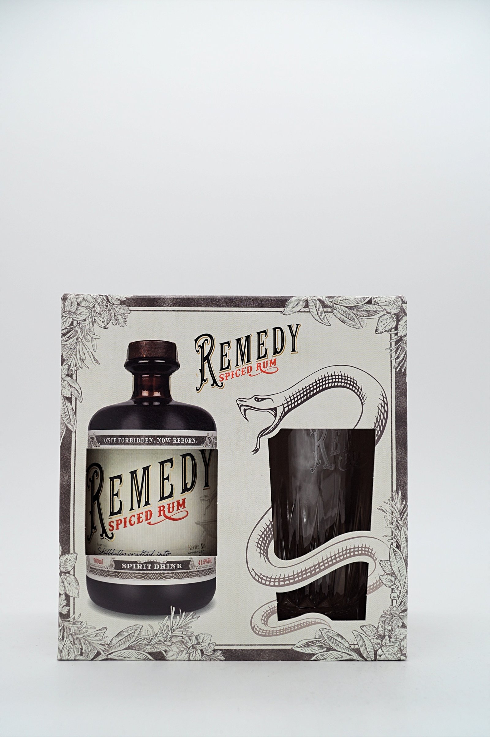 Remedy  Spiced Rum inkl. Glas