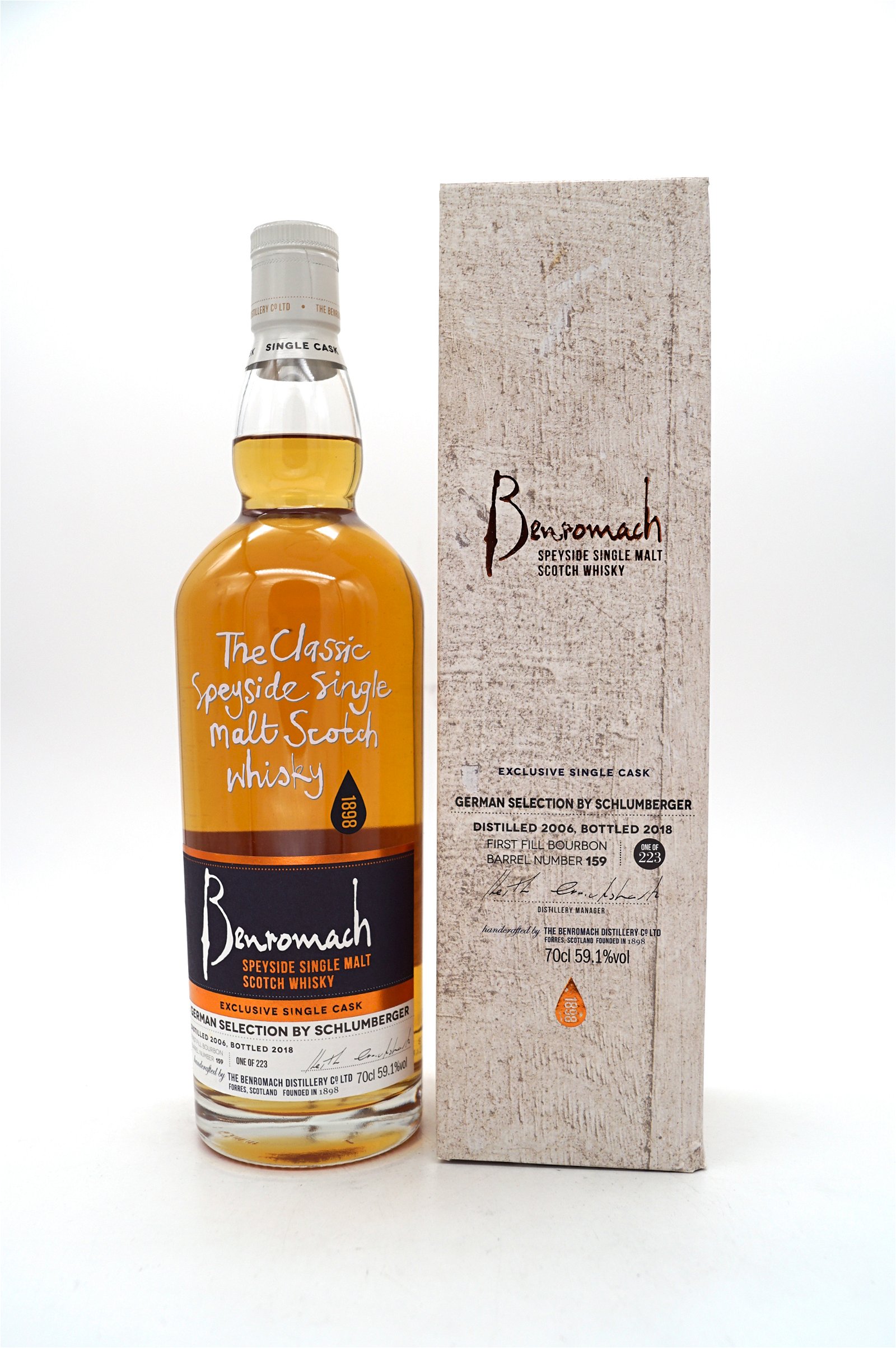 Benromach Single Cask #159 2006/2018 Schlumberger Edition No. 2Single Malt Scotch Whisky