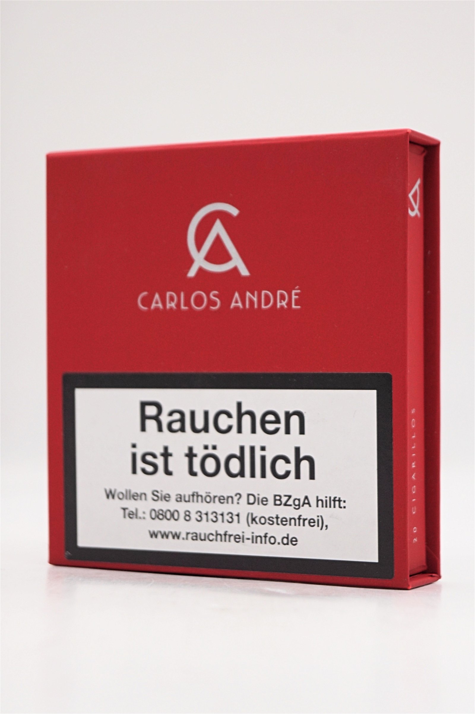 Carlos Andre Red 20 Cigarillos 100% Tobacco