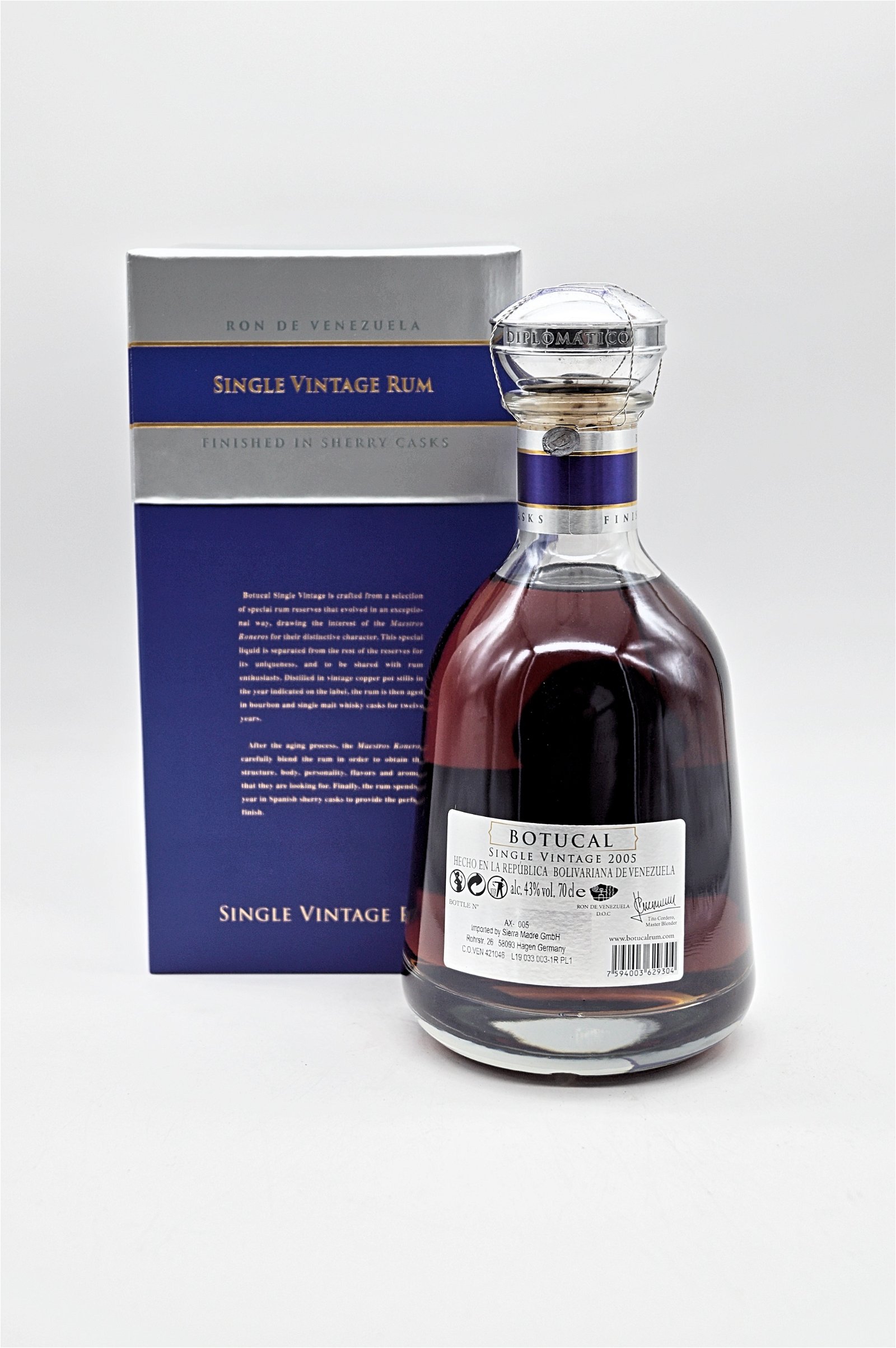 Botucal Single Vintage Rum 2005