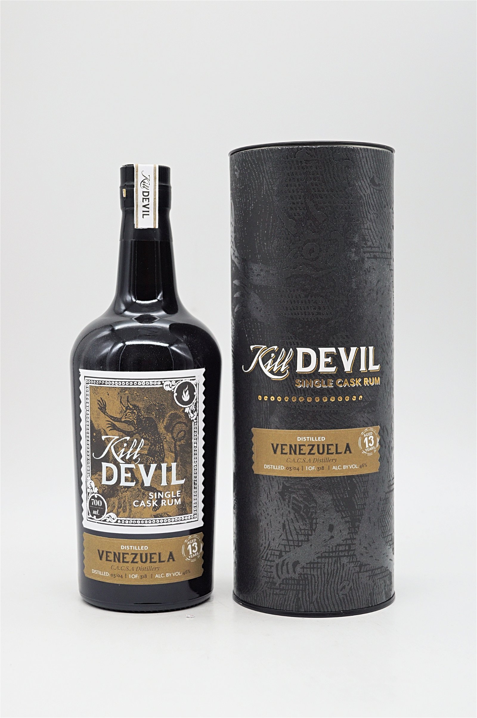 Kill Devil Rum Venezuela 13 Jahre C.A.C.S.A. Distillery 318 Fl.