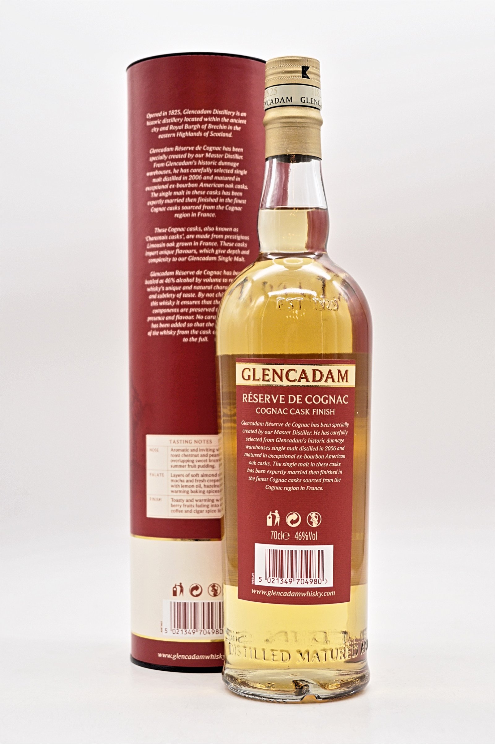 Glencadam 14 Jahre Reserve de Cognac Limited Edition Highland Single Malt Scotch Whisky