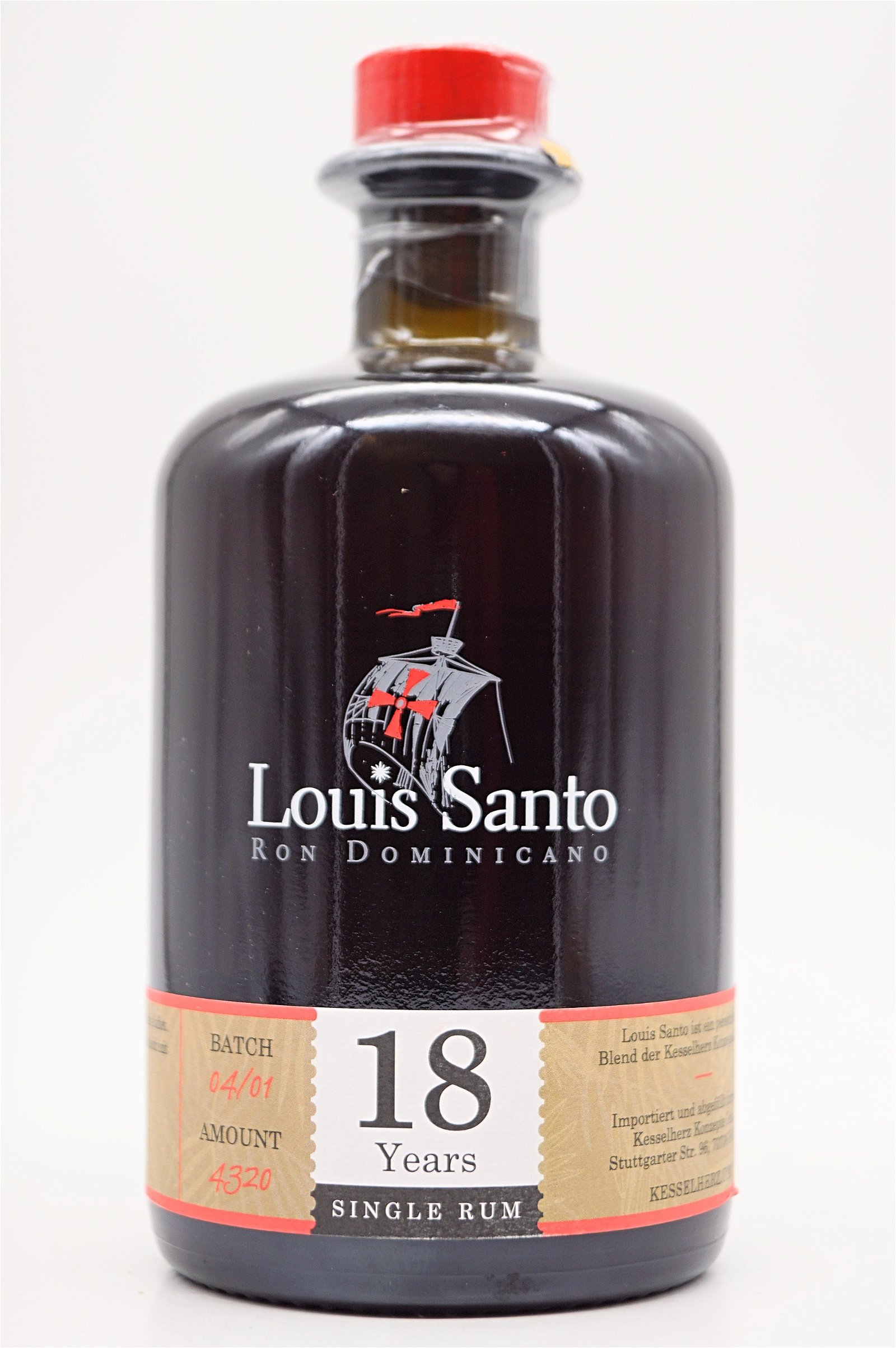 Louis Santo 18 Jahre Single Rum Batch 04/01