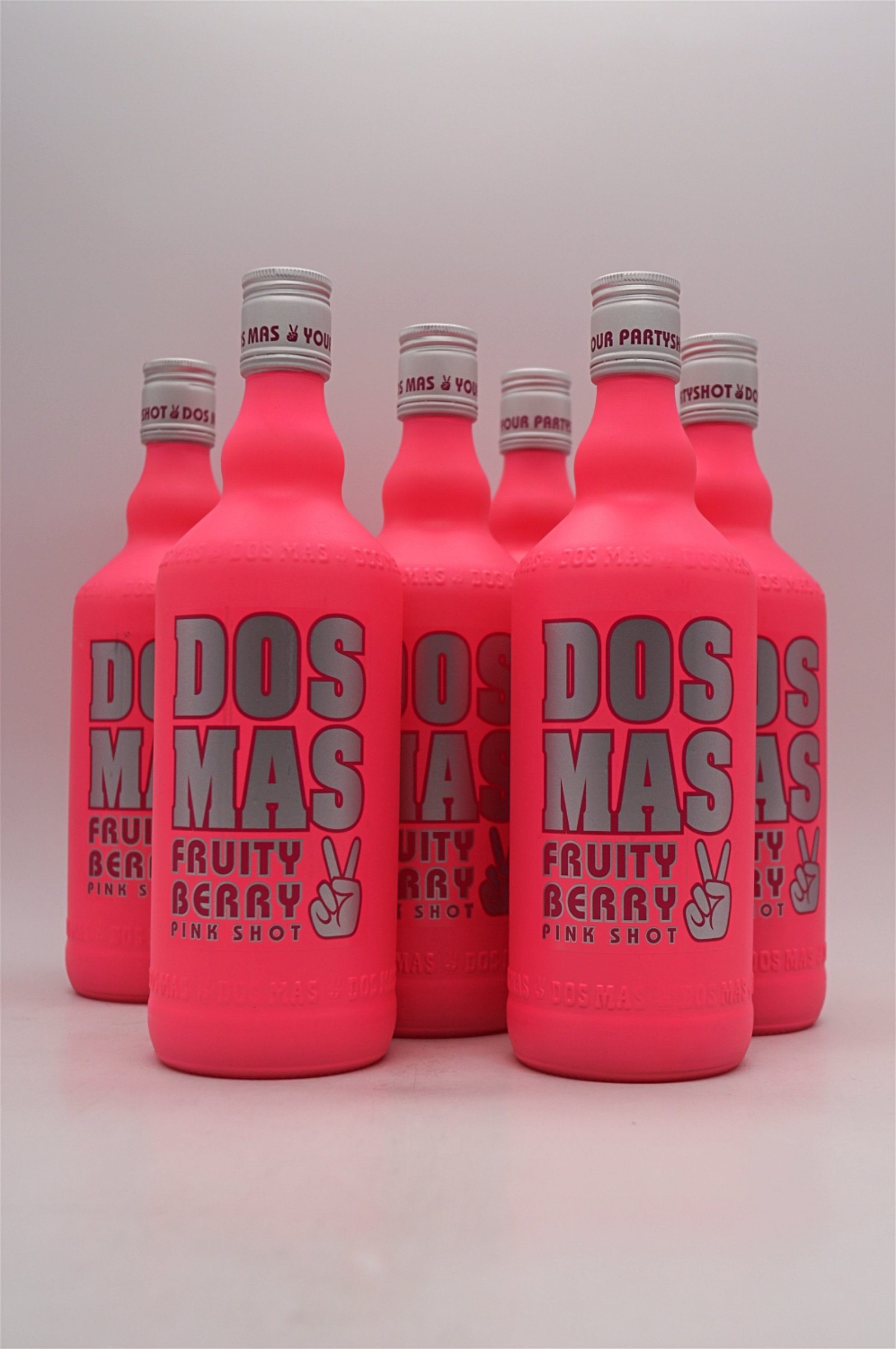 Dos Mas Fruity Berry Pink Shot im 6 Flaschen Sparset