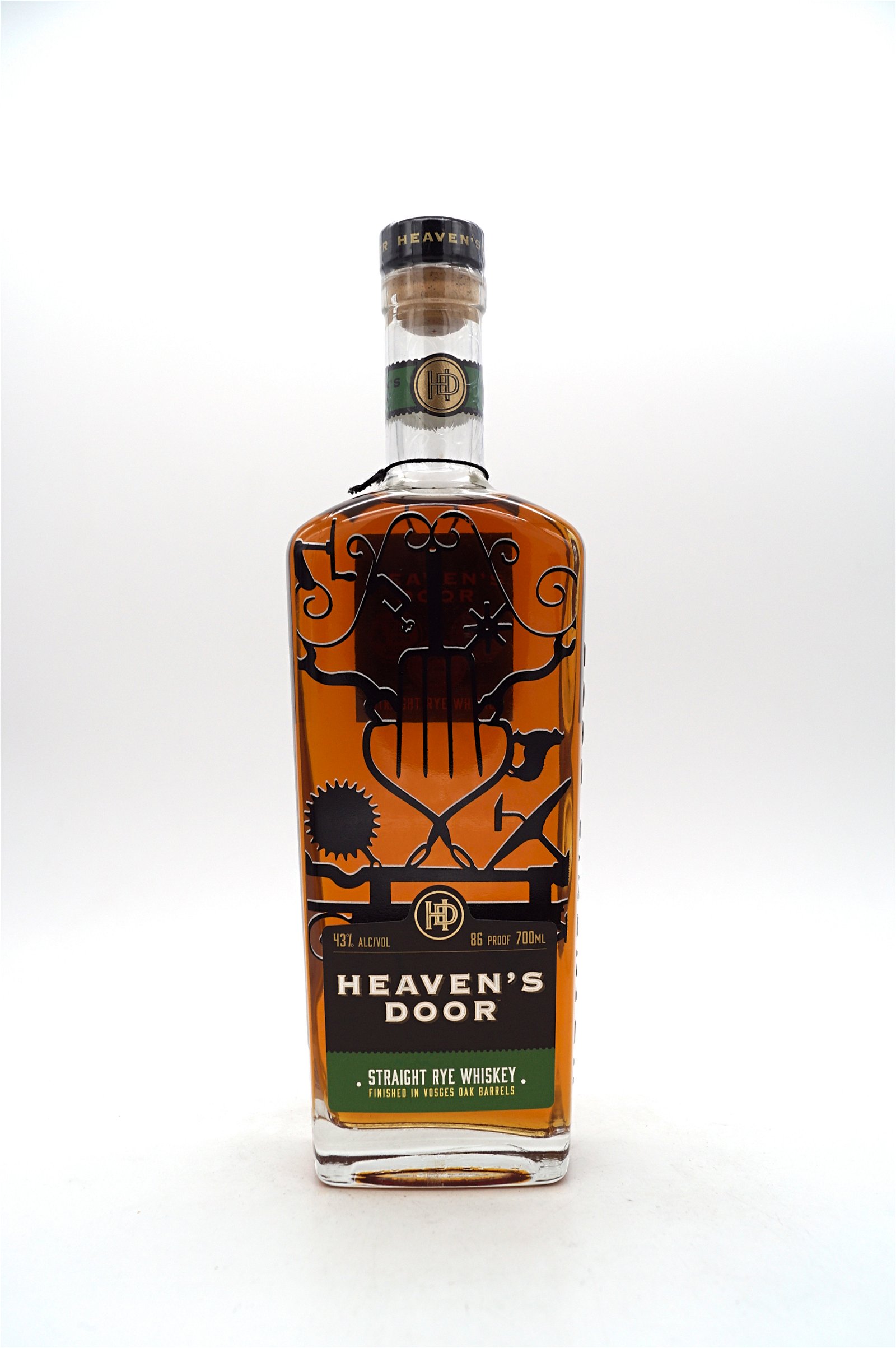 Heavens Door Straight Rye Finished in Vosges Oak Barrels Whiskey