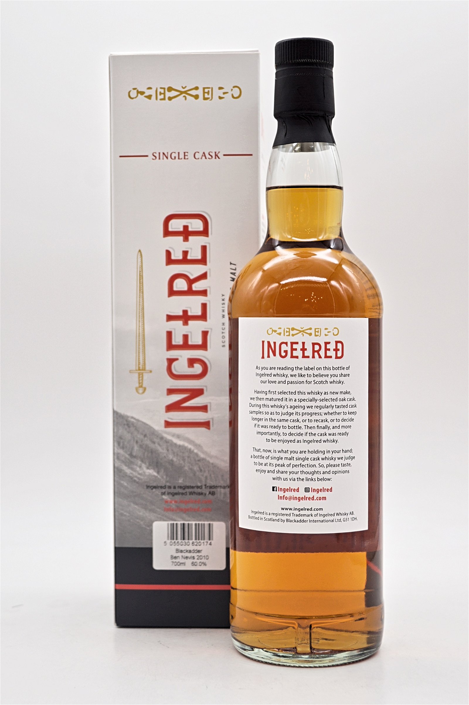 Blackadder Ingelred 10 Jahre Ben Nevis Red Wine Cask Finish Single Malt Scotch Whisky
