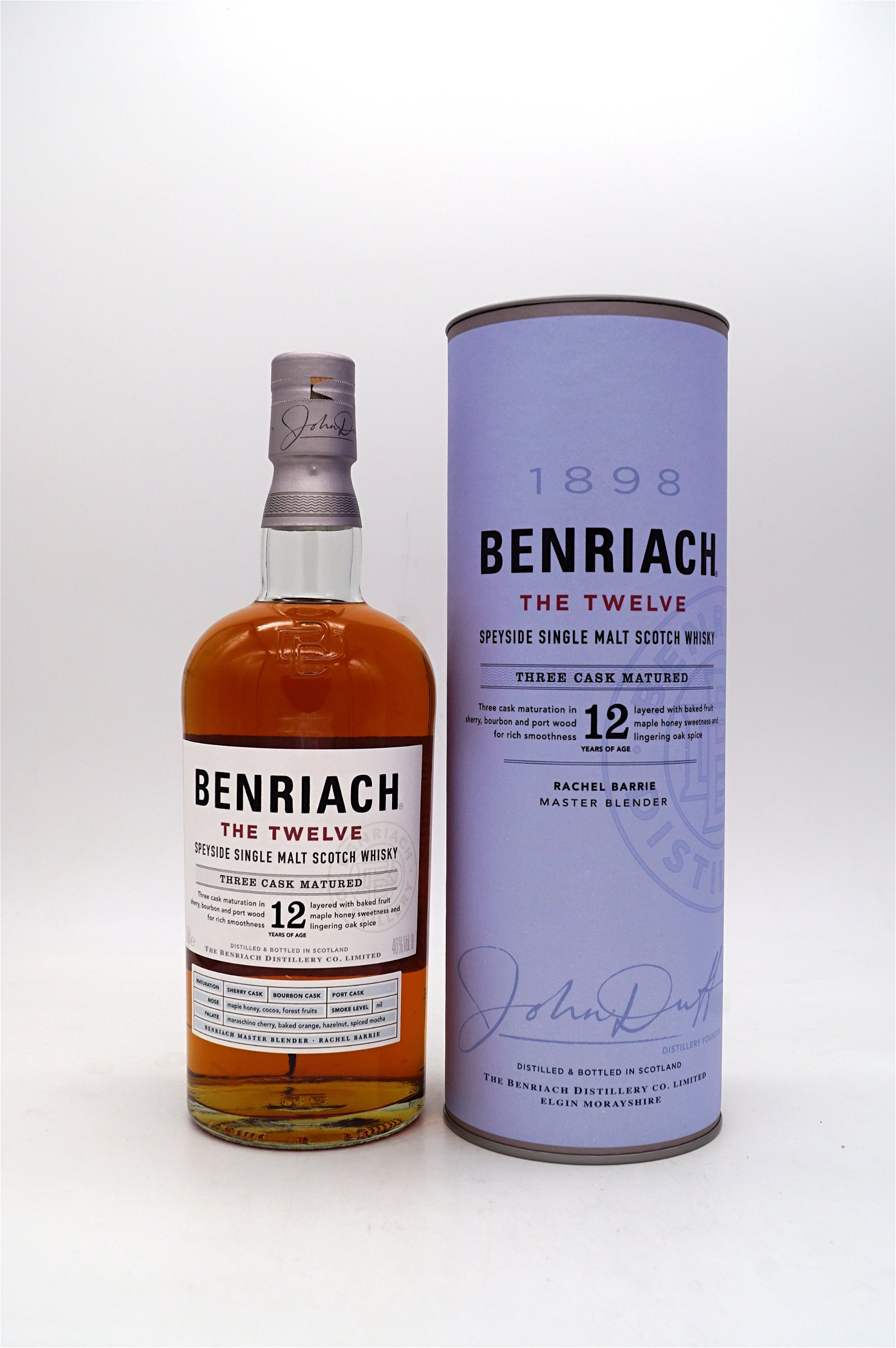 BenRiach 12 Jahre The Twelve Three Cask Matured Speyside Single Malt Scotch Whisky