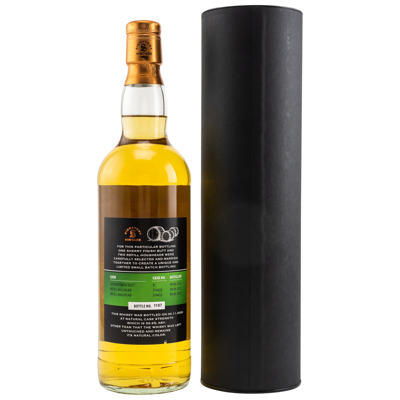 Signatory Vintage Small Batch Edition Mortlach 2012/2020 8 Jahre Cask Strength Single Malt Scotch Whisky