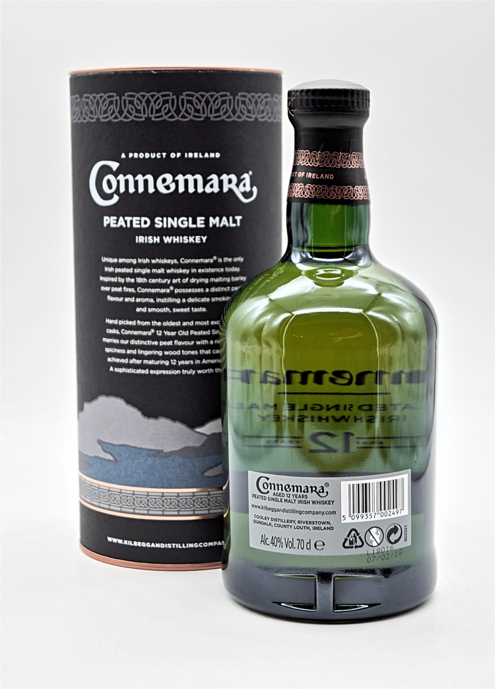 Connemara 12 Jahre Peated Single Malt Irish Whiskey