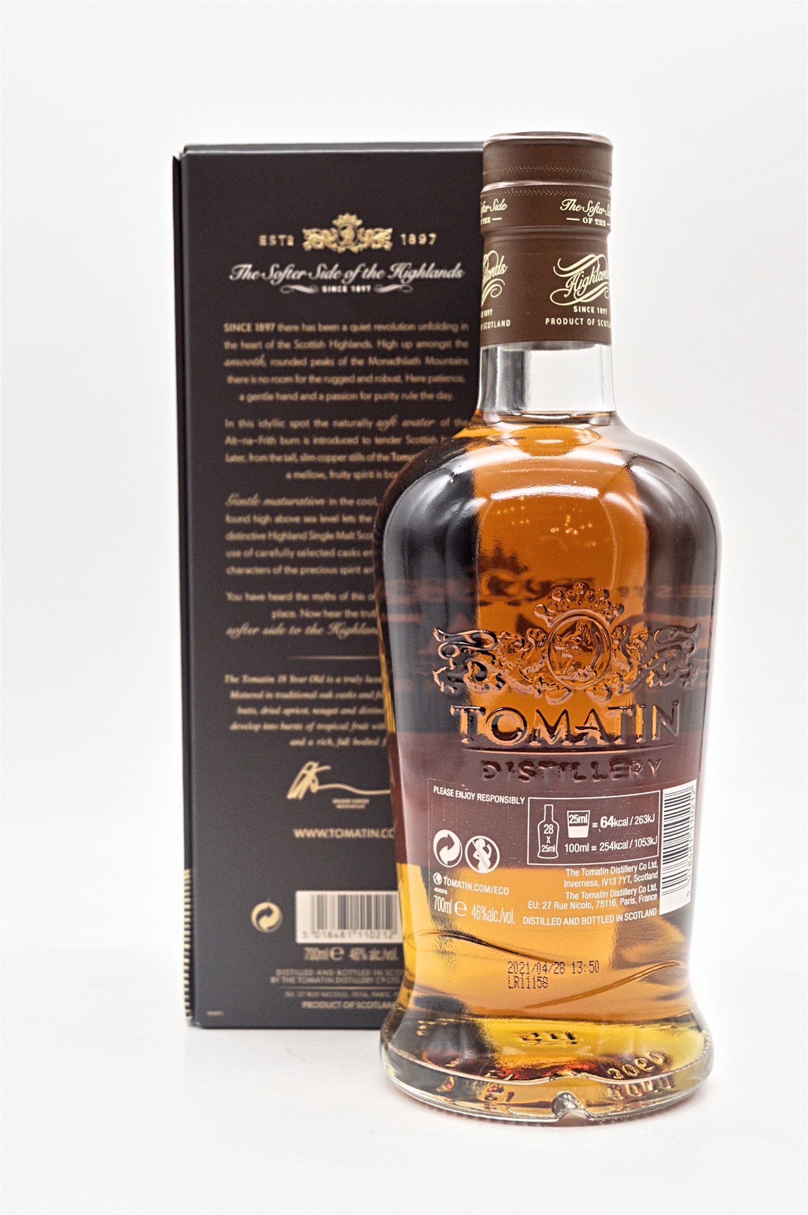 Tomatin 18 Jahre Oloroso Sherry Casks Highland Single Malt Scotch Whisky