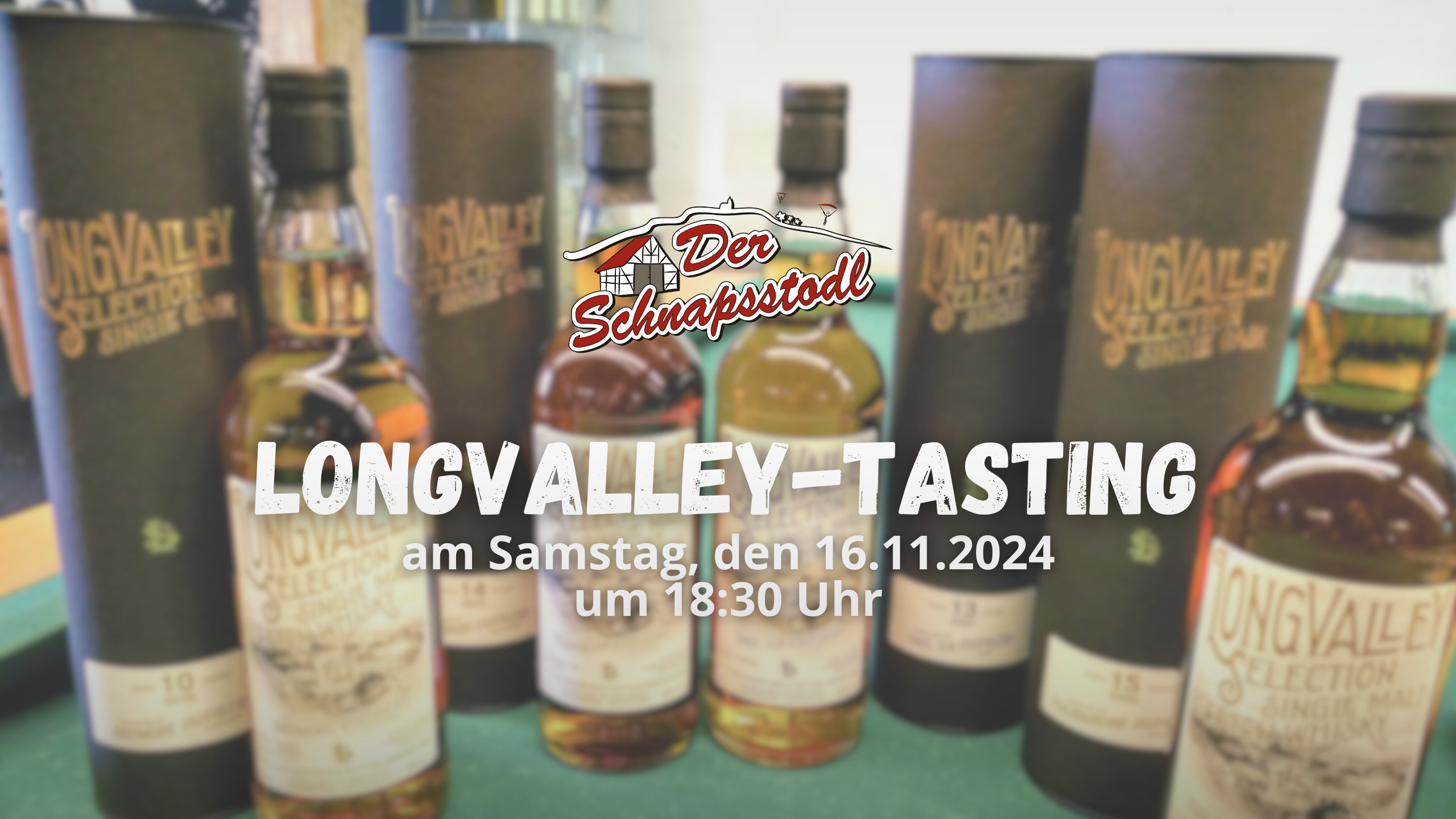 Masterclass LongValley-Tasting im Schnapsstodl am 16.11.2024