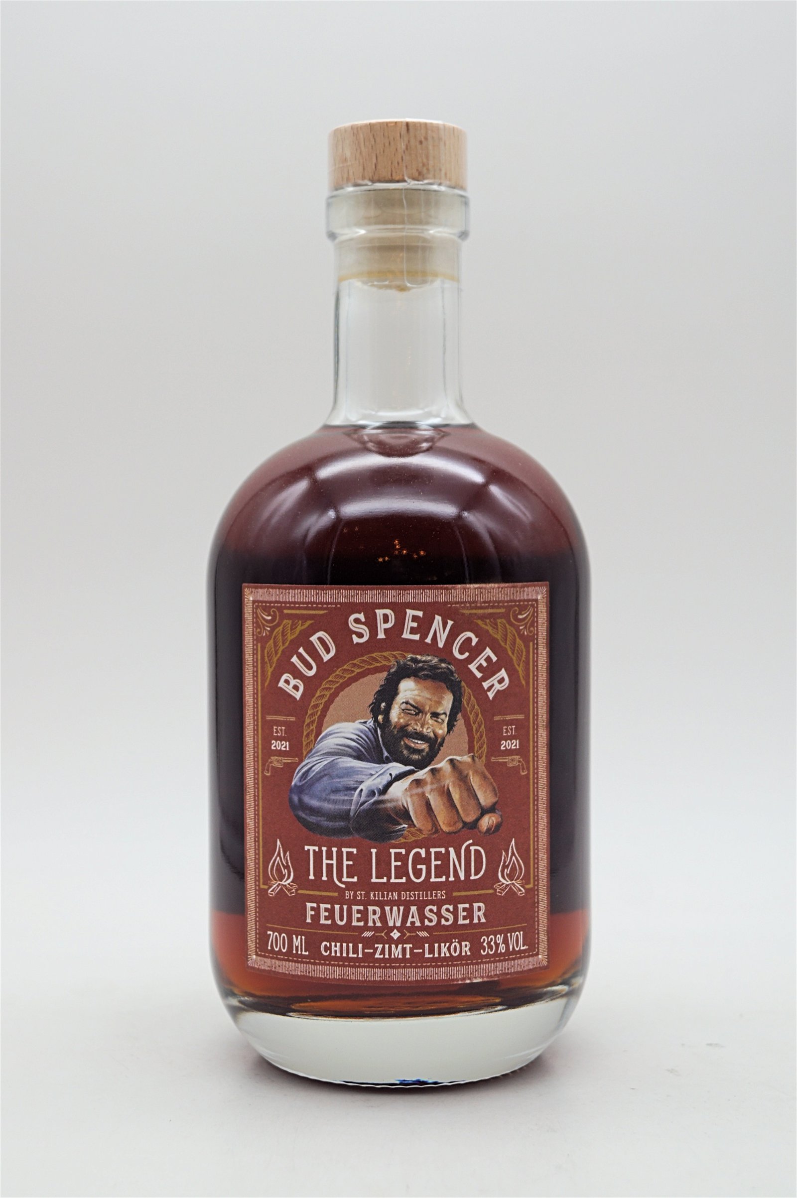 St. Kilian Distillers Bud Spencer The Legend Feuerwasser Chili-Zimt Whiskylikör