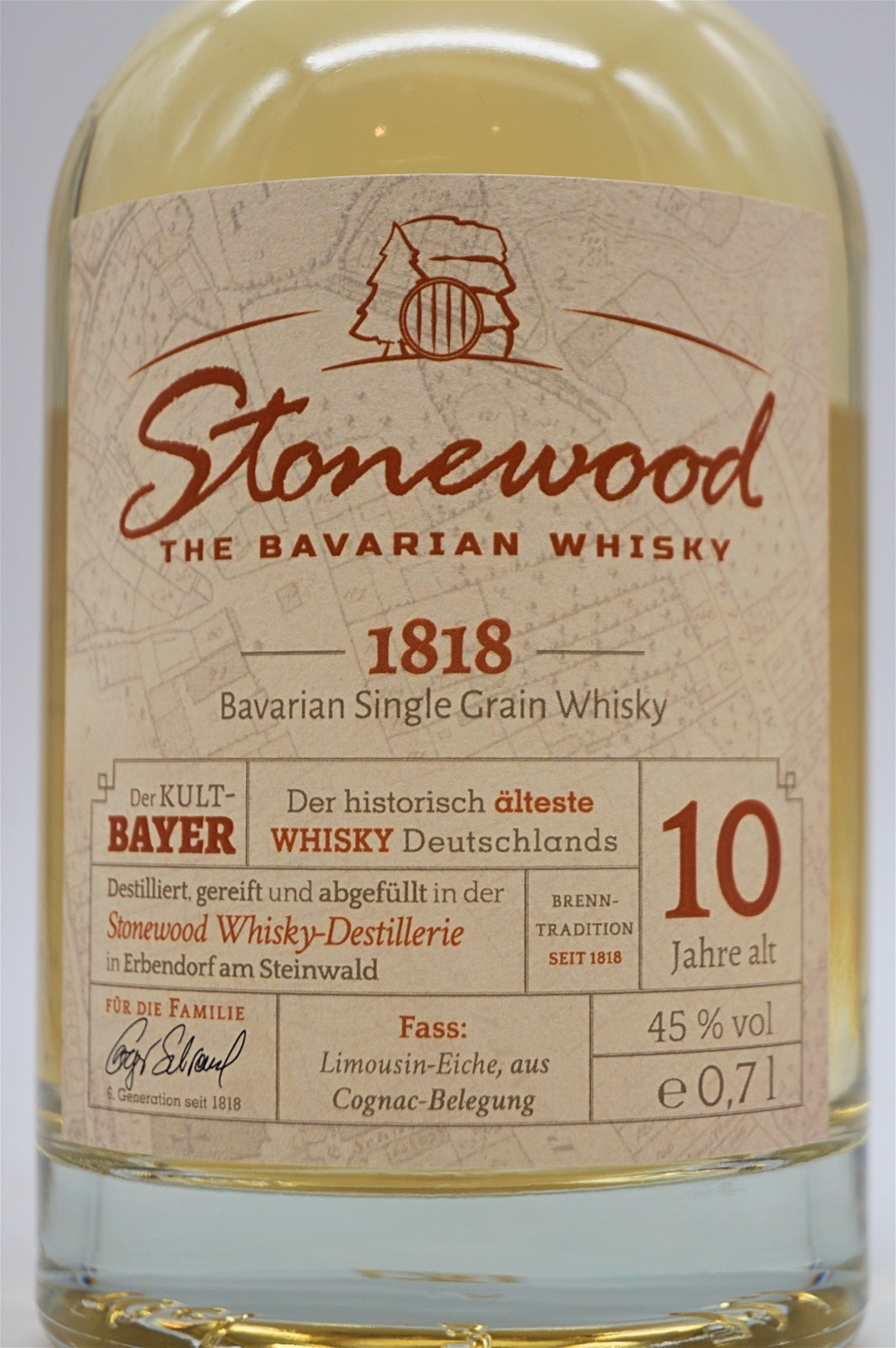 Schraml Stonewood 1818 2011 10 Jahre Bavarian Single Grain Whisky