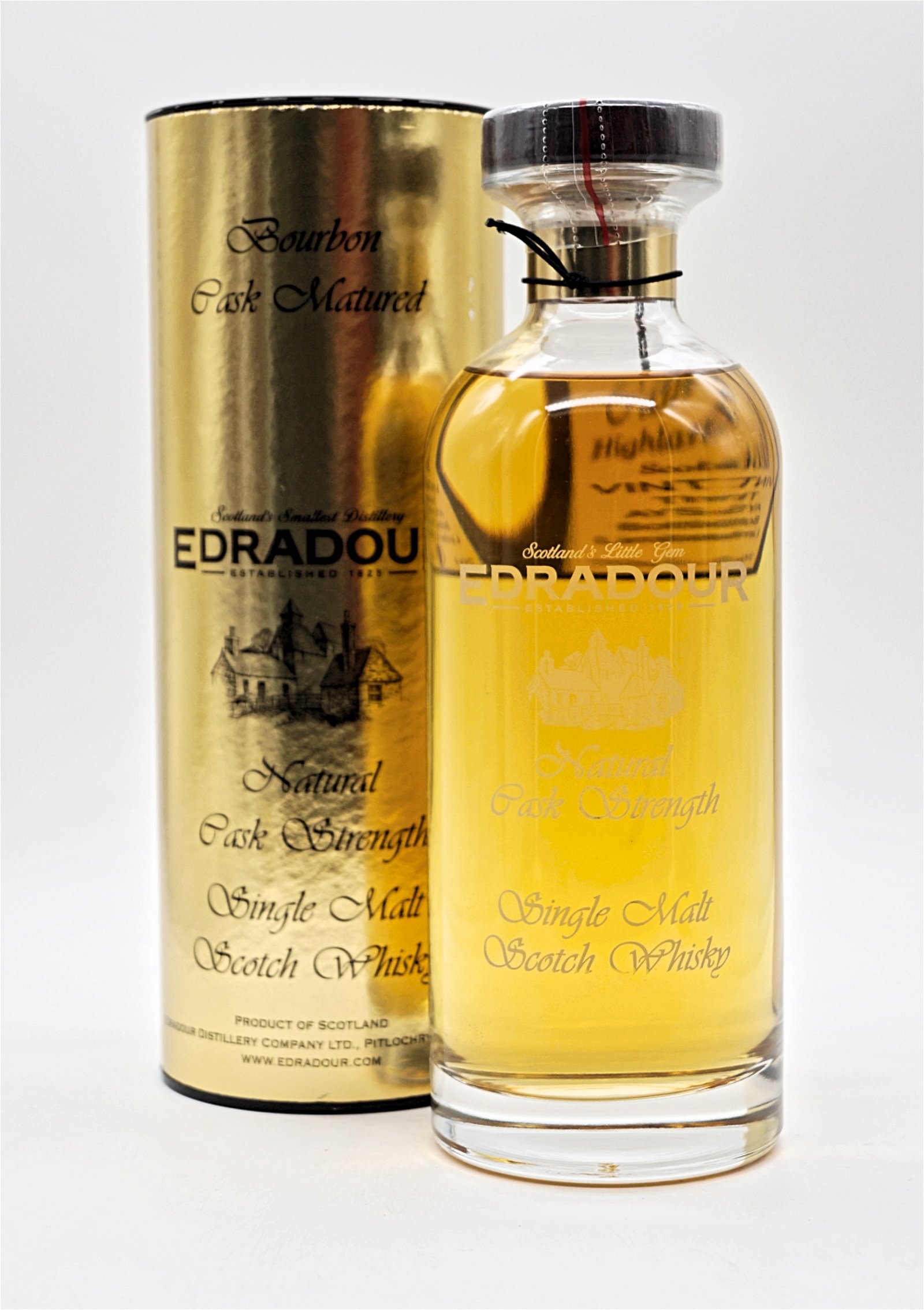 Edradour Natural Cask Strength Bourbon Cask Matured Vintage 2006 Single Malt Scotch Whisky