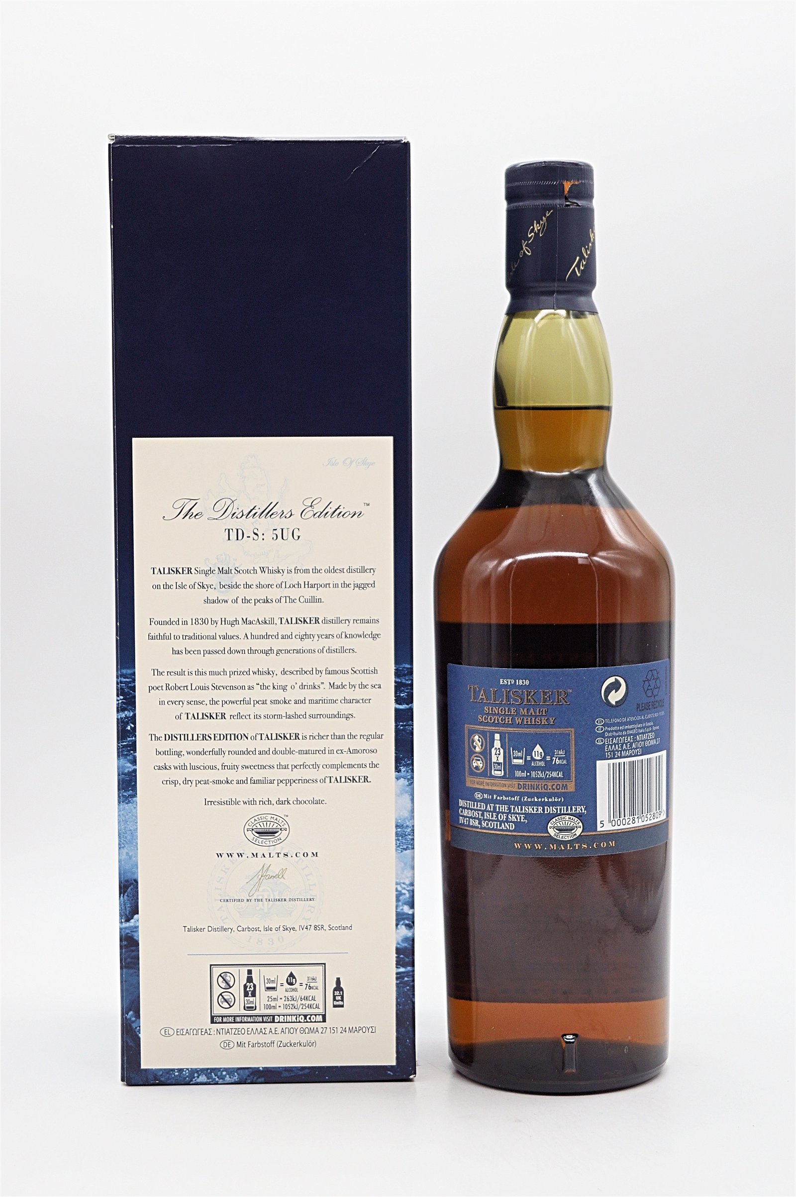 Talisker The Distillers Edition 2008/2018 Double Matured in Amoroso Cask Wood Single Malt Scotch Whisky