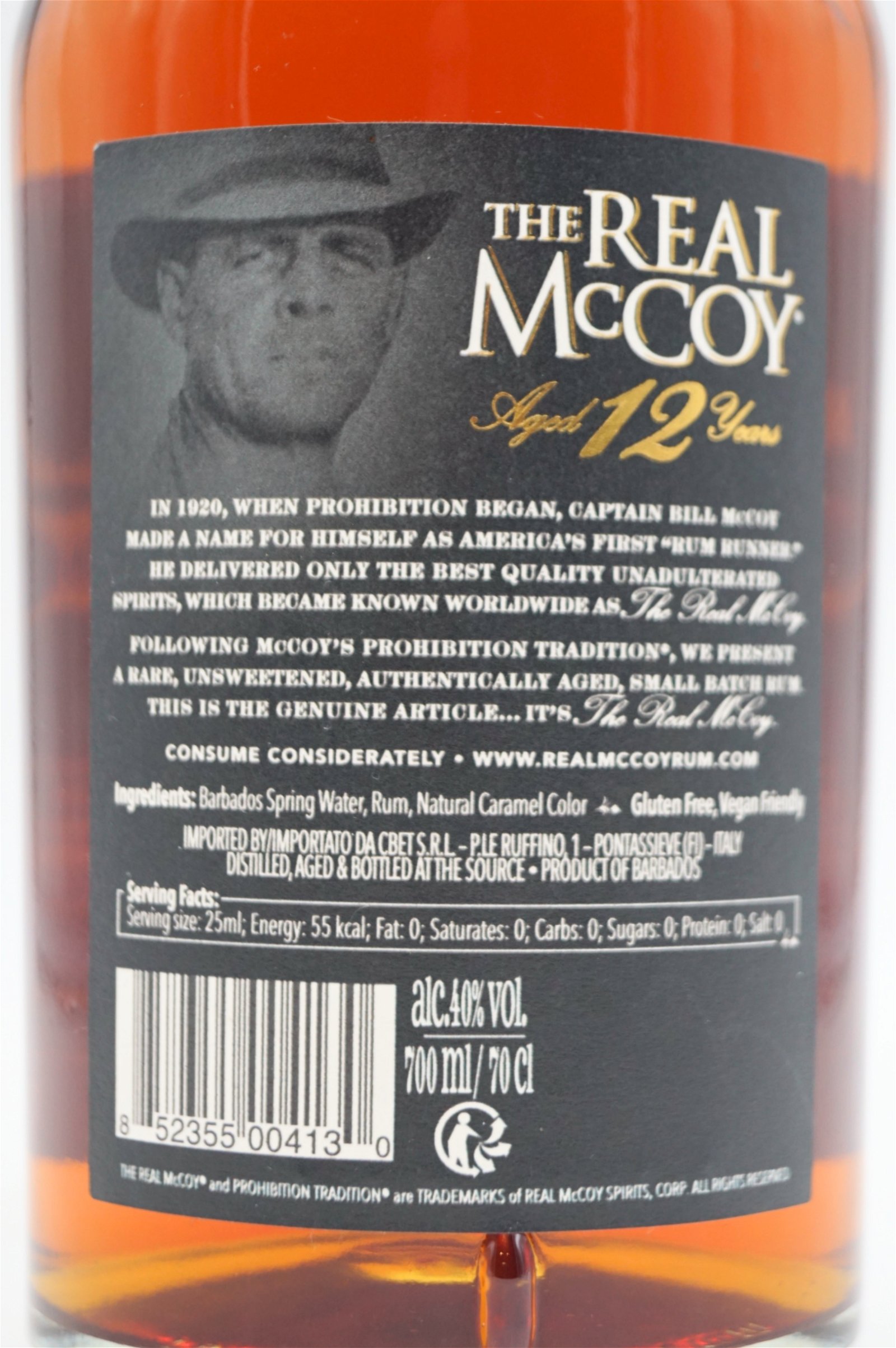 The Real Mc Coy 12 Jahre Single Blended Rum 40 %