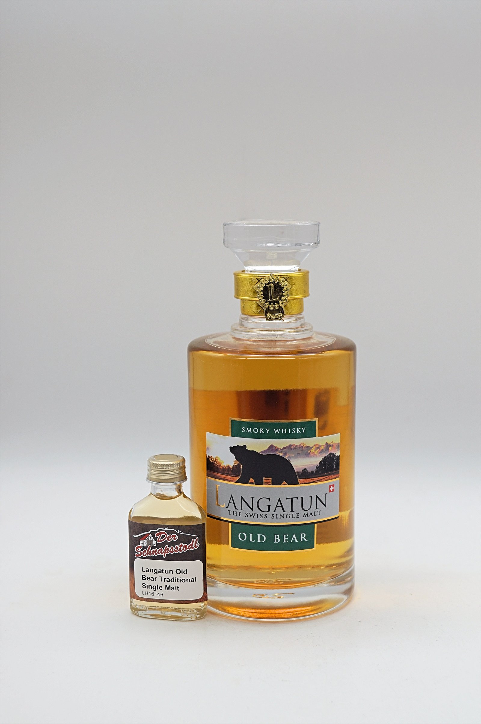 Langatun Old Bear Single Malt Whisky 20ml Sample