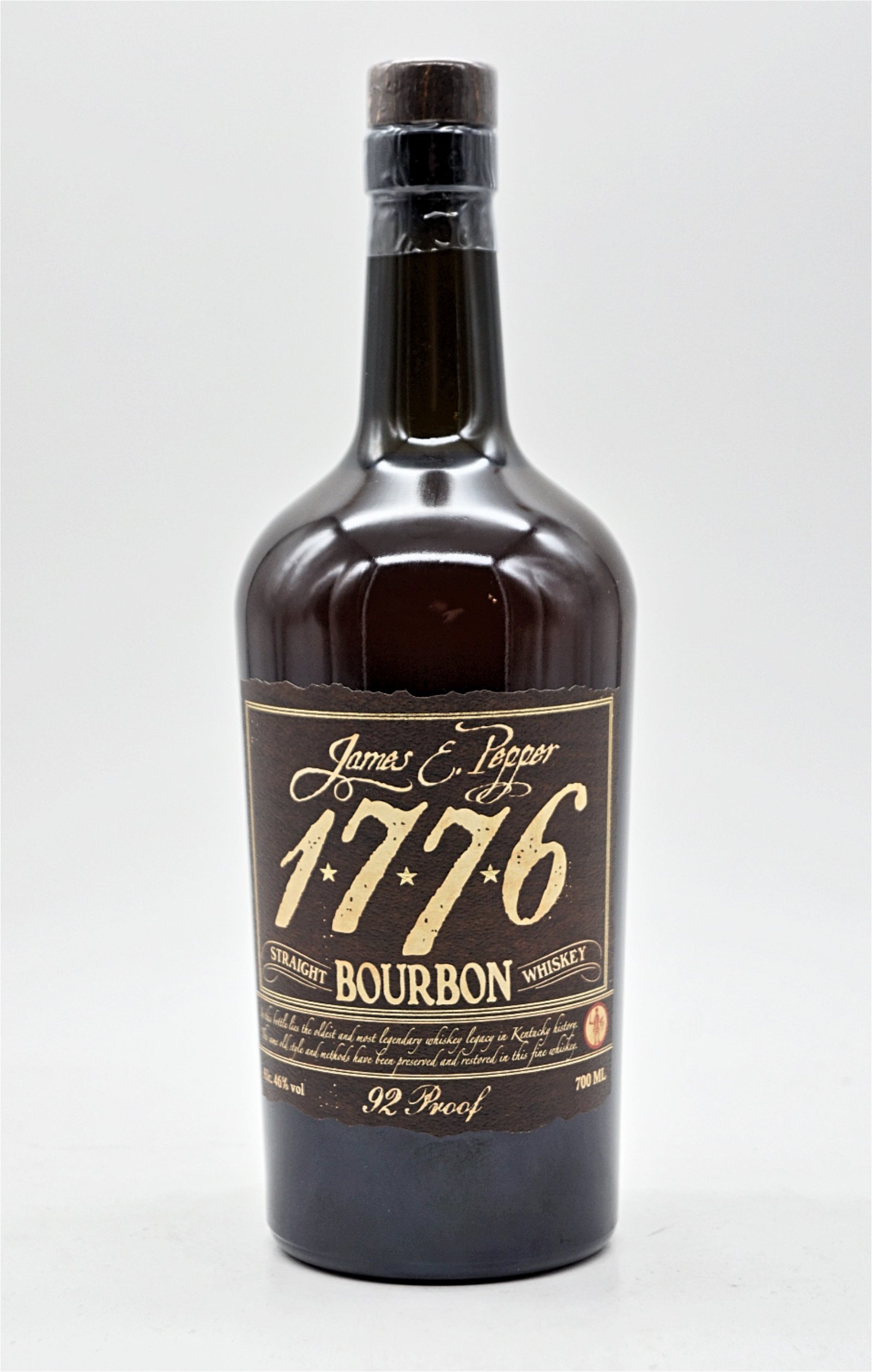 James E. Pepper 1776 Straight Bourbon Whiskey 92 Proof